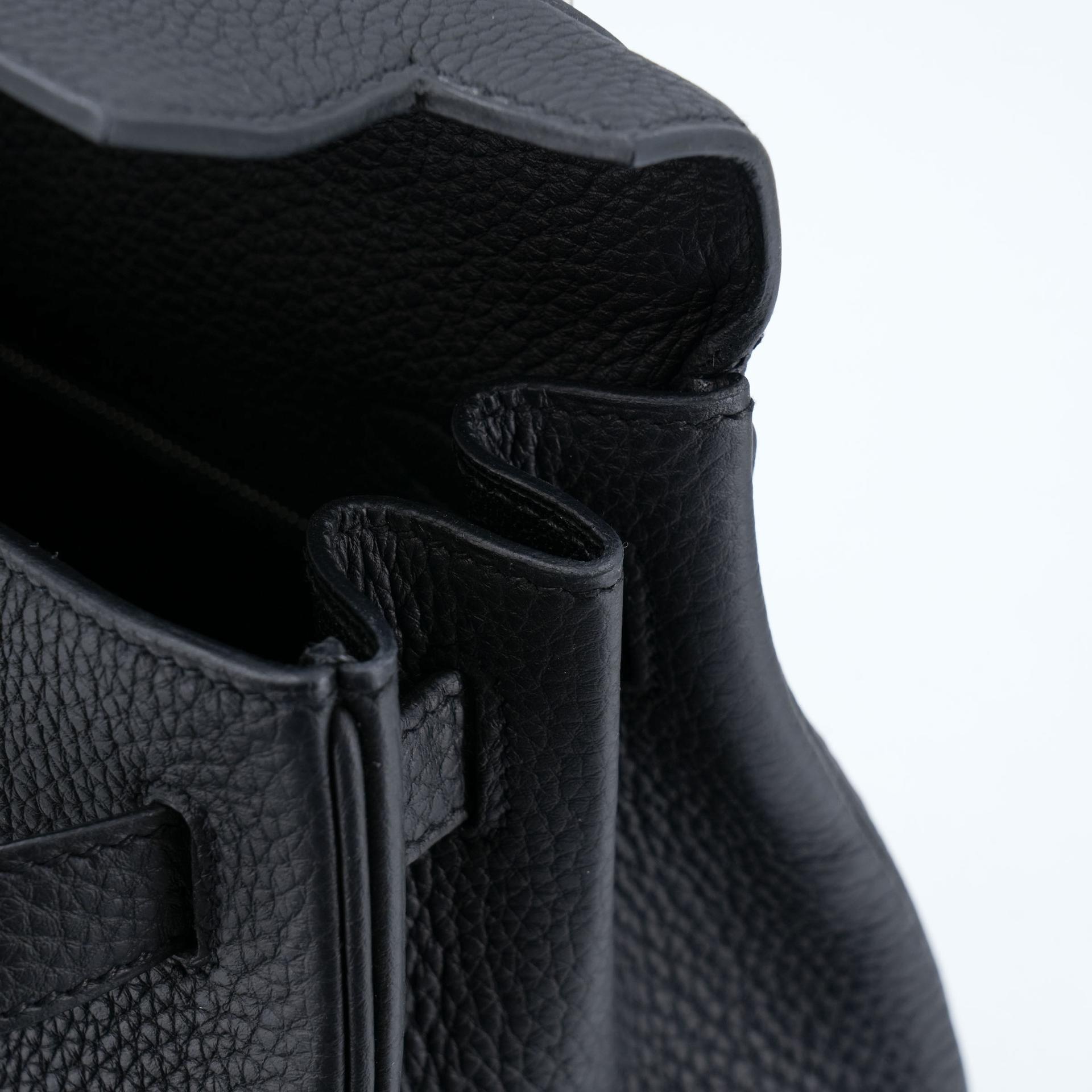 全新  HERMÈS 愛馬仕  Kelly 28 89 黑色 Noir (Black) Togo小牛皮 銀扣 W刻 2024年 - 11