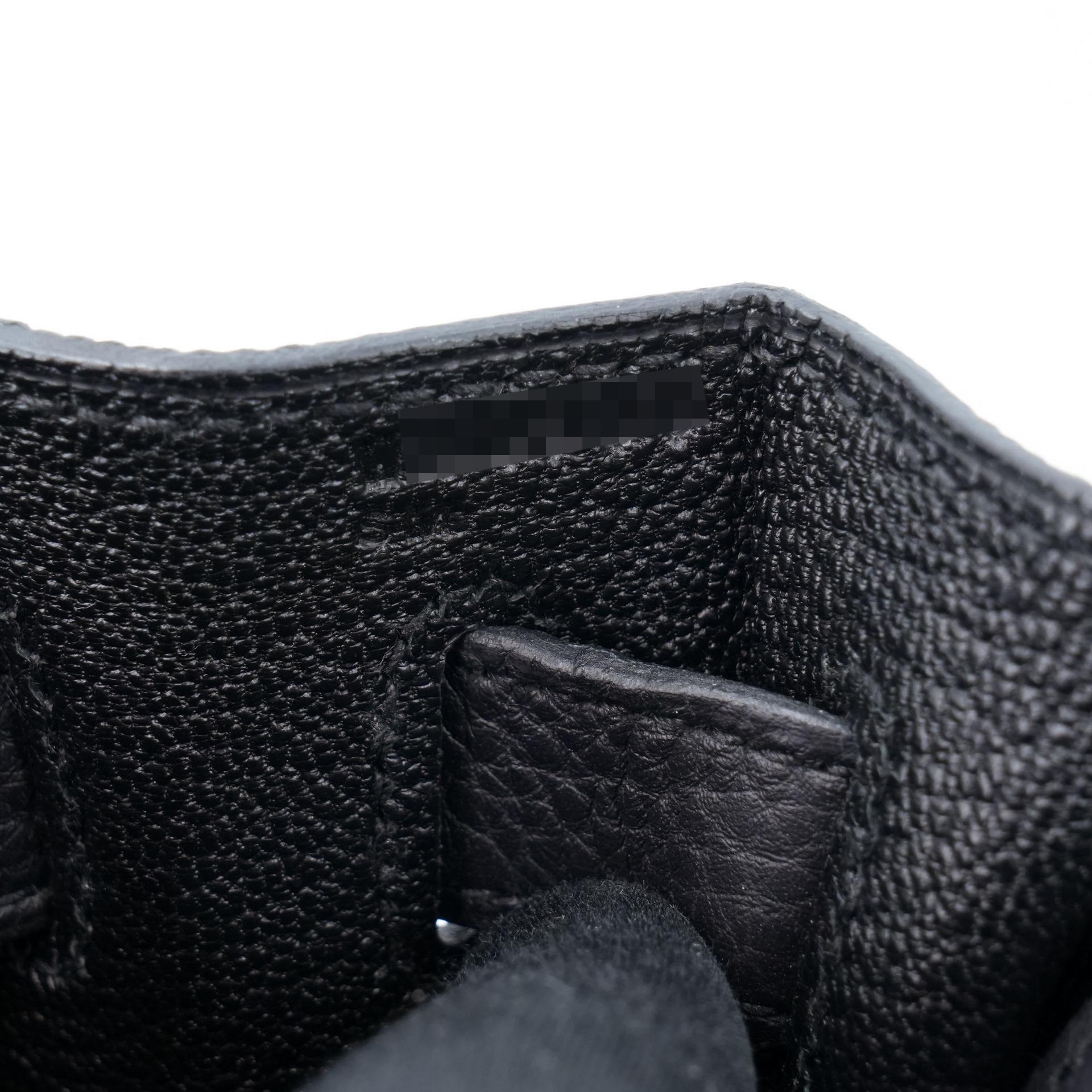 全新  HERMÈS 愛馬仕  Kelly 28 89 黑色 Noir (Black) Togo小牛皮 銀扣 W刻 2024年 - 14