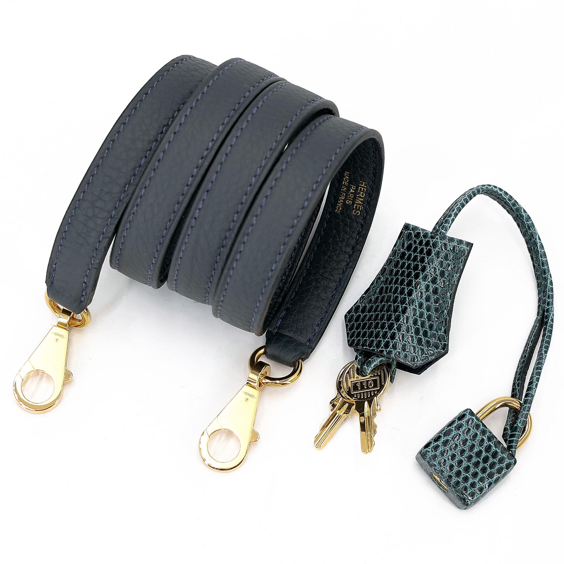 Unused ( Rank NS ) HERMÈS Kelly 25 Touch Vert Cypress (6O) Vert Rousseau (V0) Togo Lizard Gold hardware W (2024) - 19