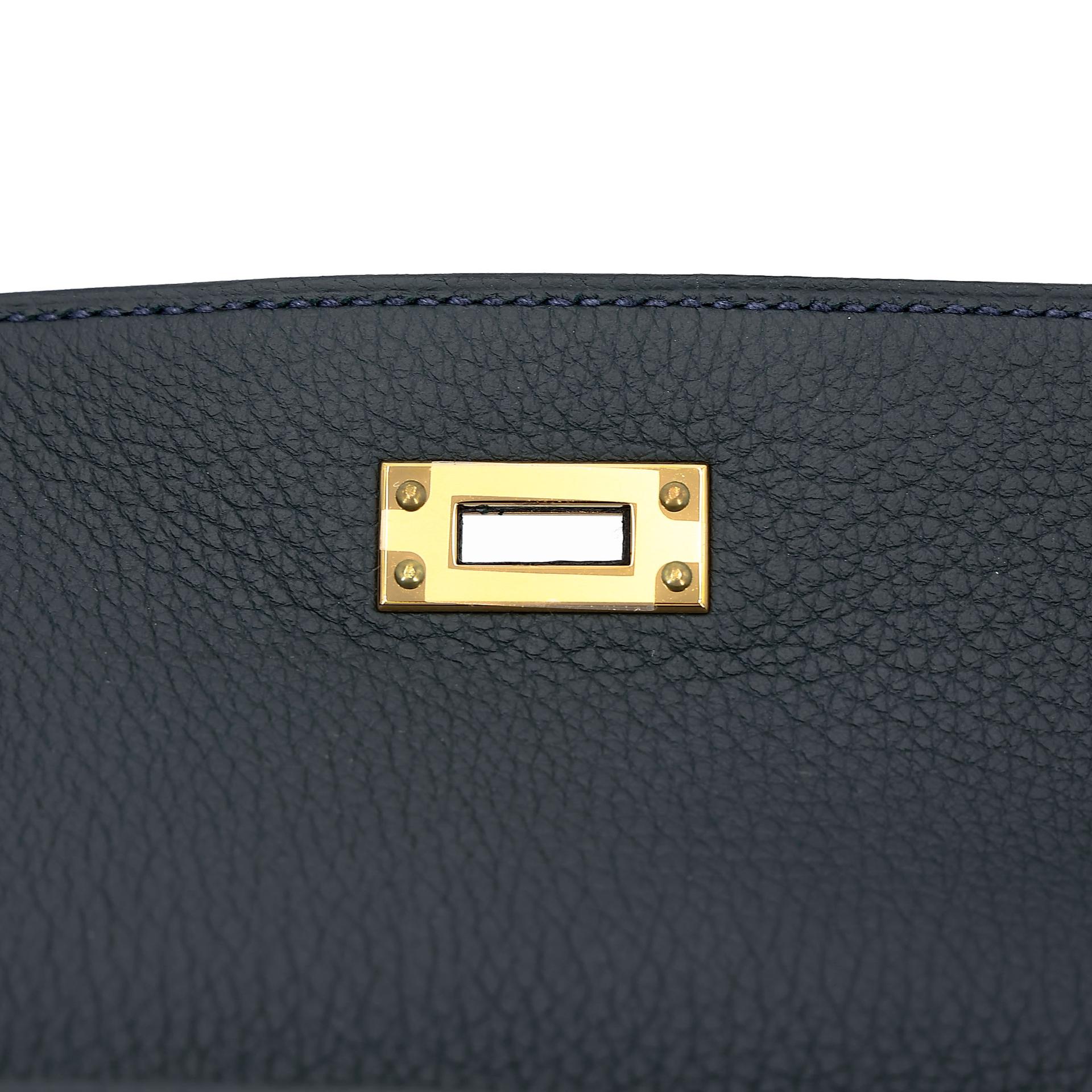 Unused ( Rank NS ) HERMÈS Kelly 25 Touch Vert Cypress (6O) Vert Rousseau (V0) Togo Lizard Gold hardware W (2024) - 12