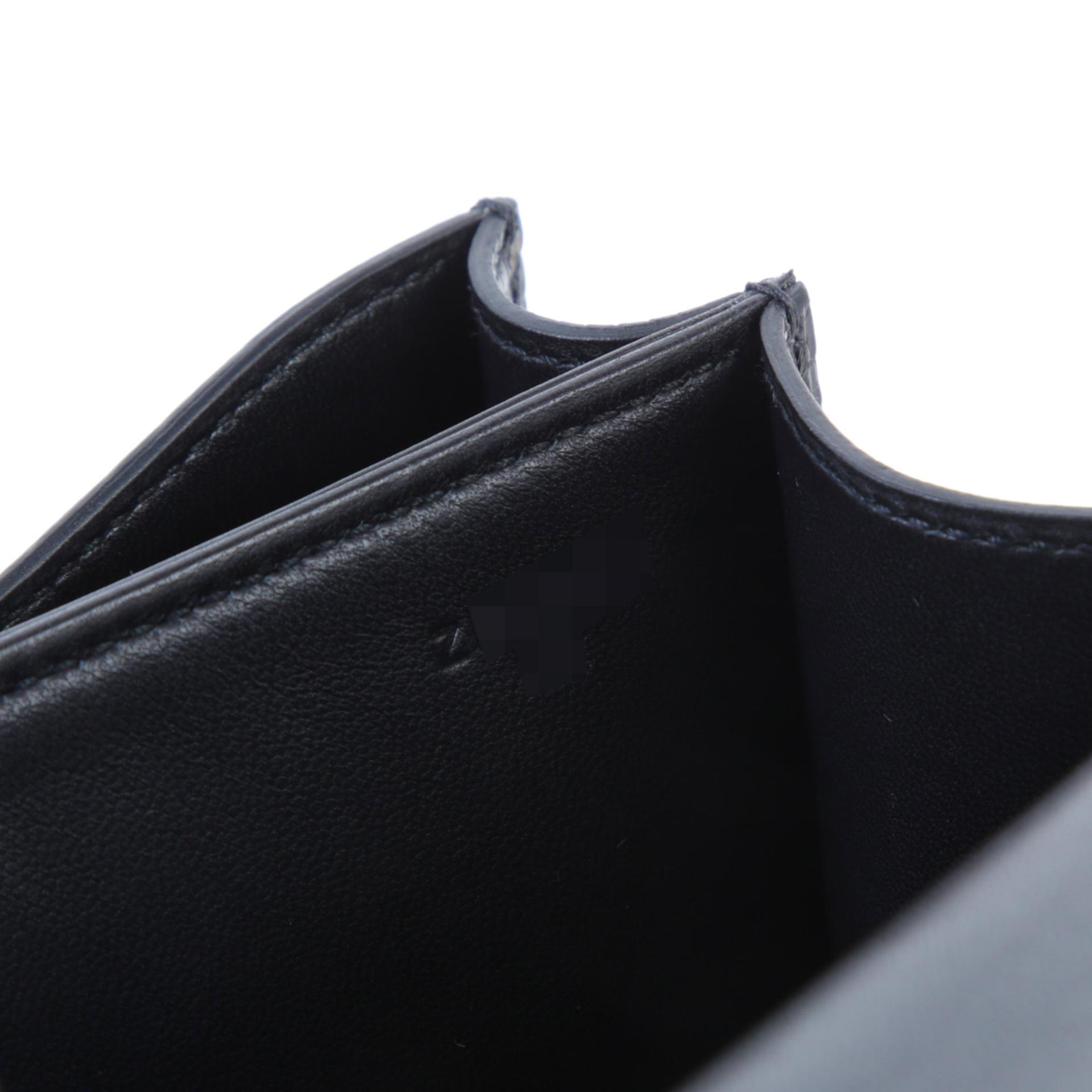 Very Good ( Rank A) HERMÈS Constance Mini Noir (89) Lizard Palladium hardware Z (2021) - 15