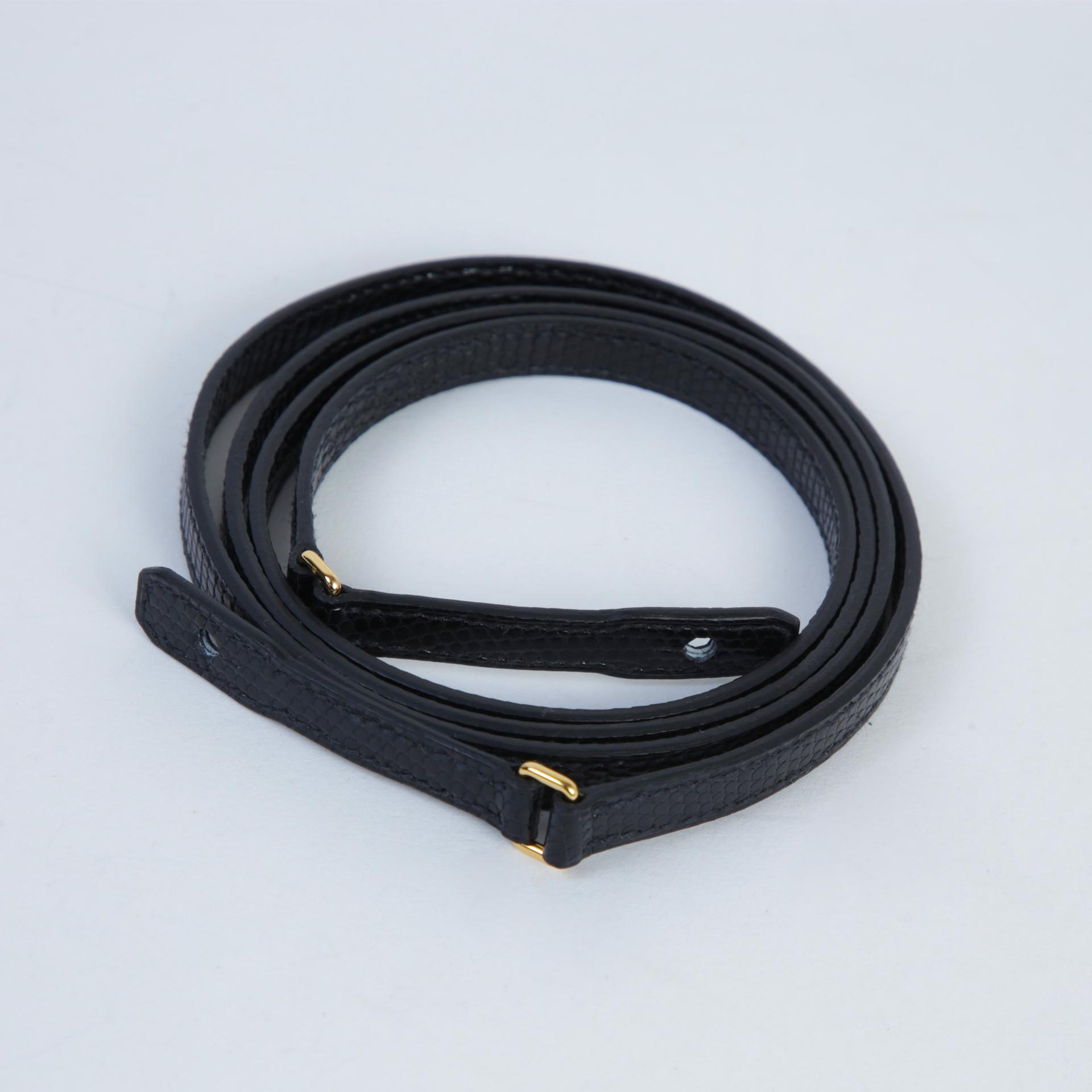 Unused ( Rank NS )  HERMÈS  Constance To Go Noir (89) Lizard Gold hardware U (2022) - 15