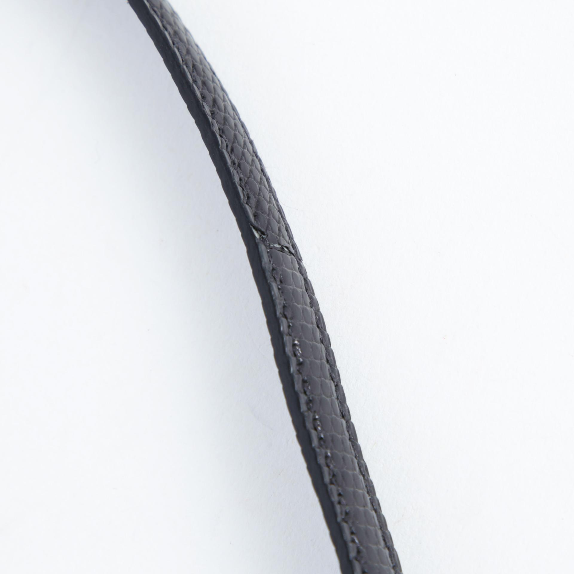 Very Good ( Rank A) HERMÈS Constance Mini Noir (89) Lizard Palladium hardware Z (2021) - 4