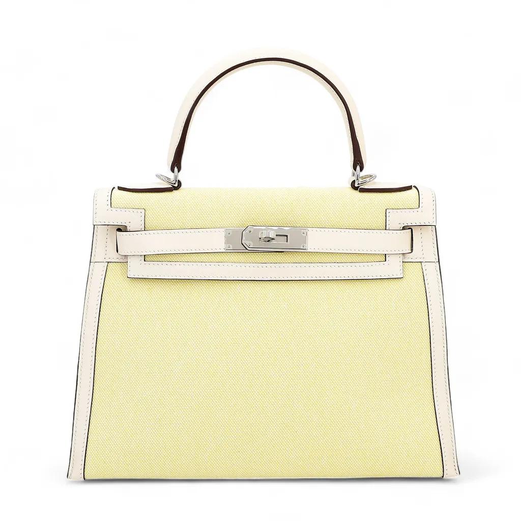 Kelly 28 Sellier Jaune Citron (9N) Nata (I2)