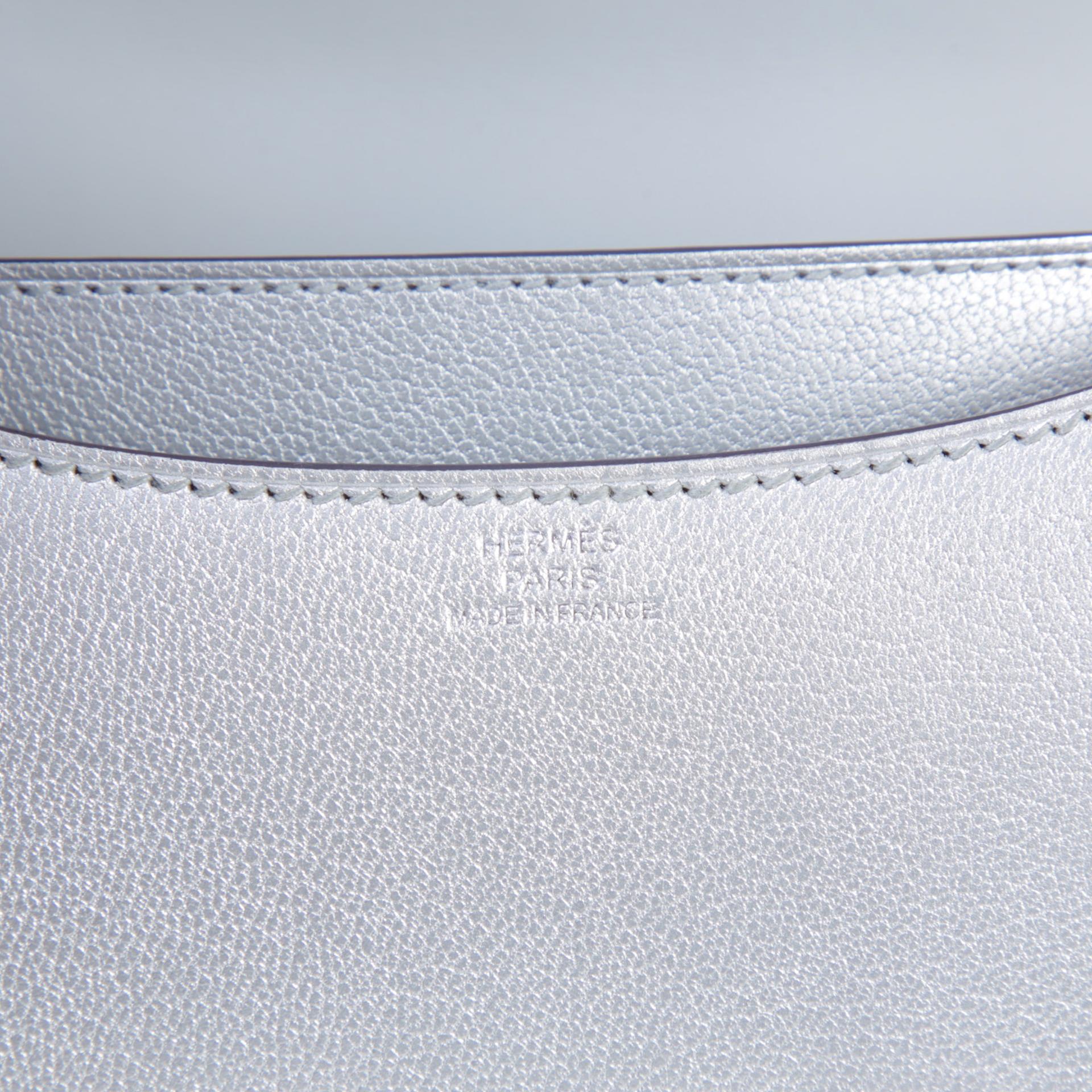 Brand New ( Rank N )  HERMÈS  Constance Mini Argent (05) Chamkila Palladium hardware K (2025) - 8