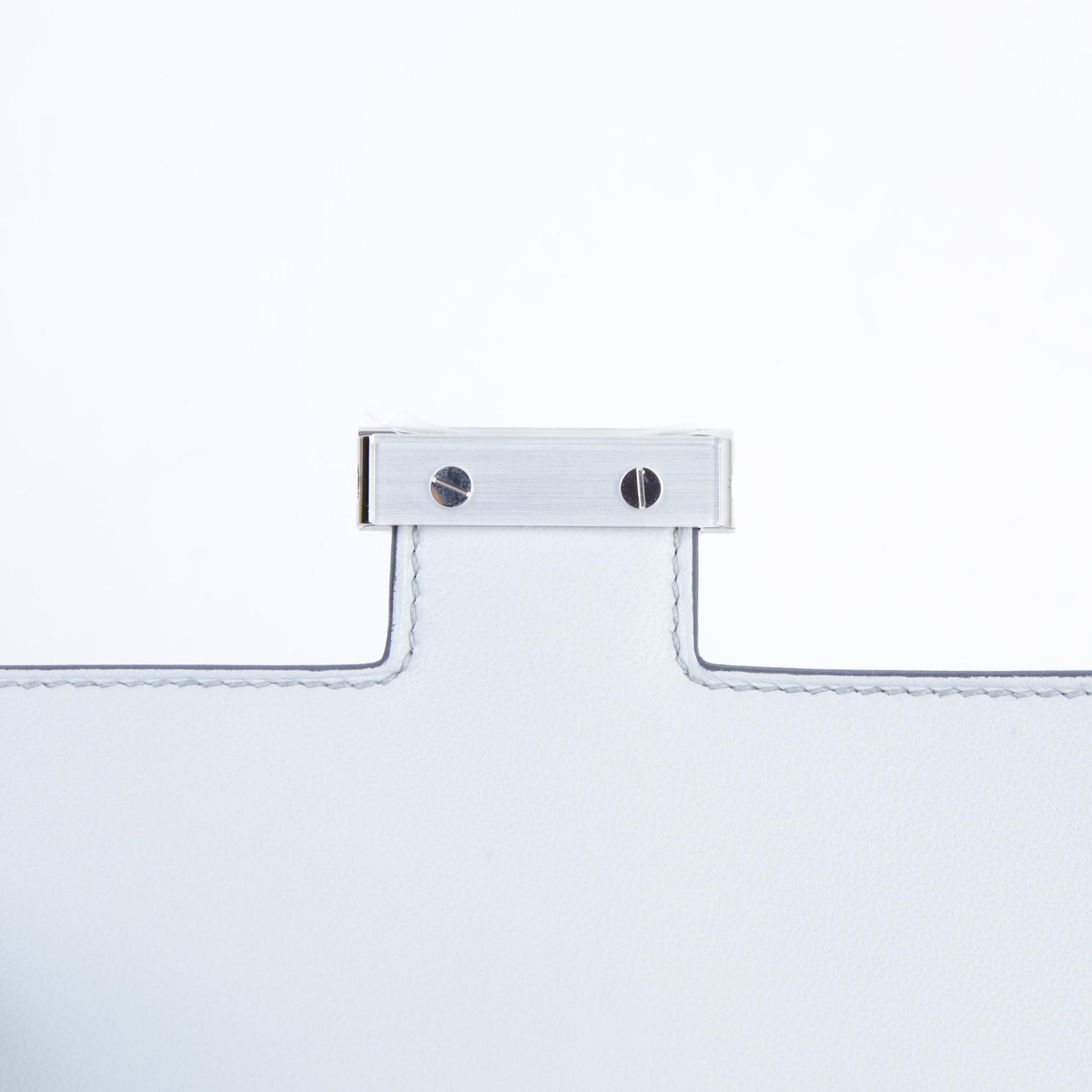 Brand New ( Rank N )  HERMÈS  Constance Mini Argent (05) Chamkila Palladium hardware K (2025) - 7