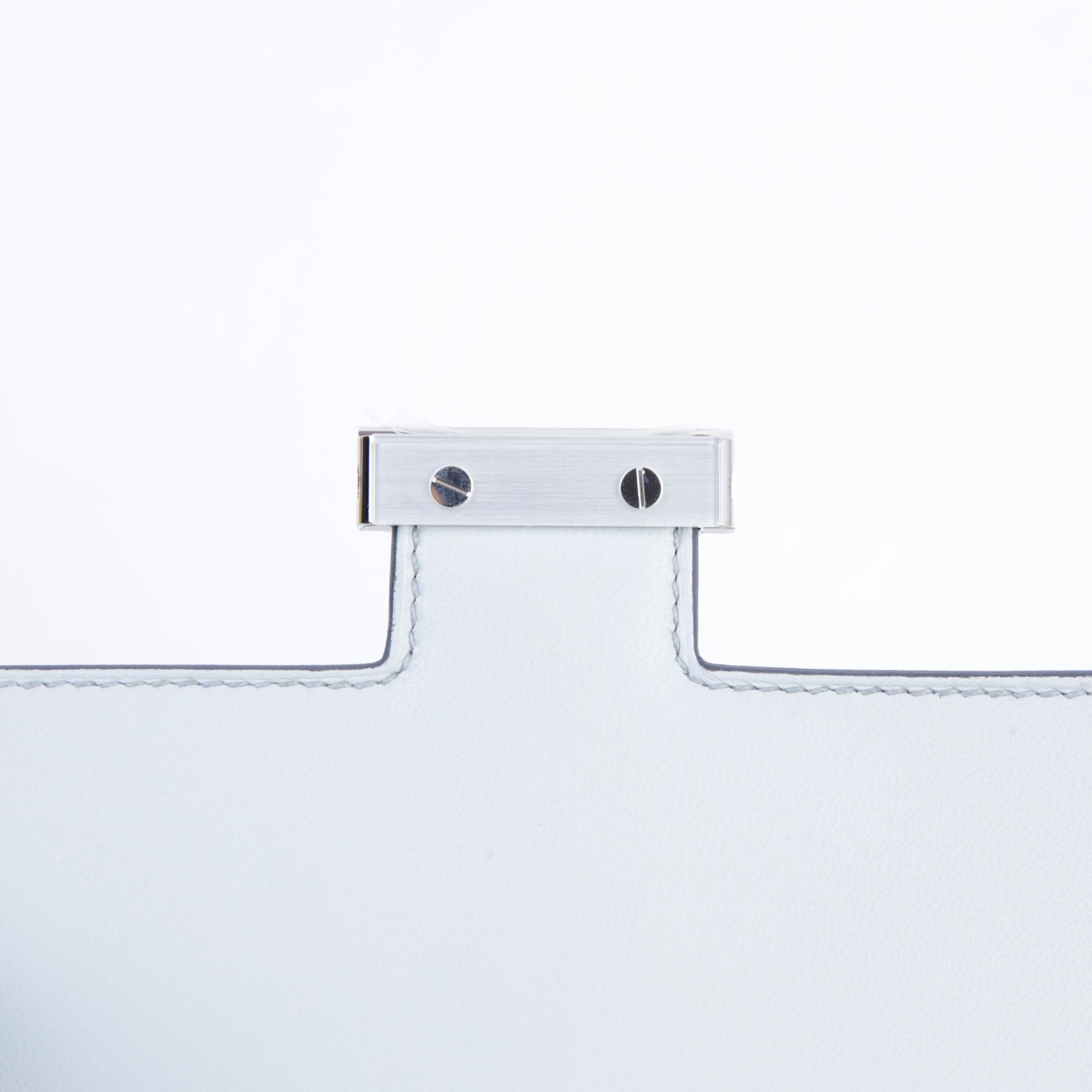Brand New ( Rank N )  HERMÈS  Constance Mini Argent (05) Chamkila Palladium hardware K (2025) - 7