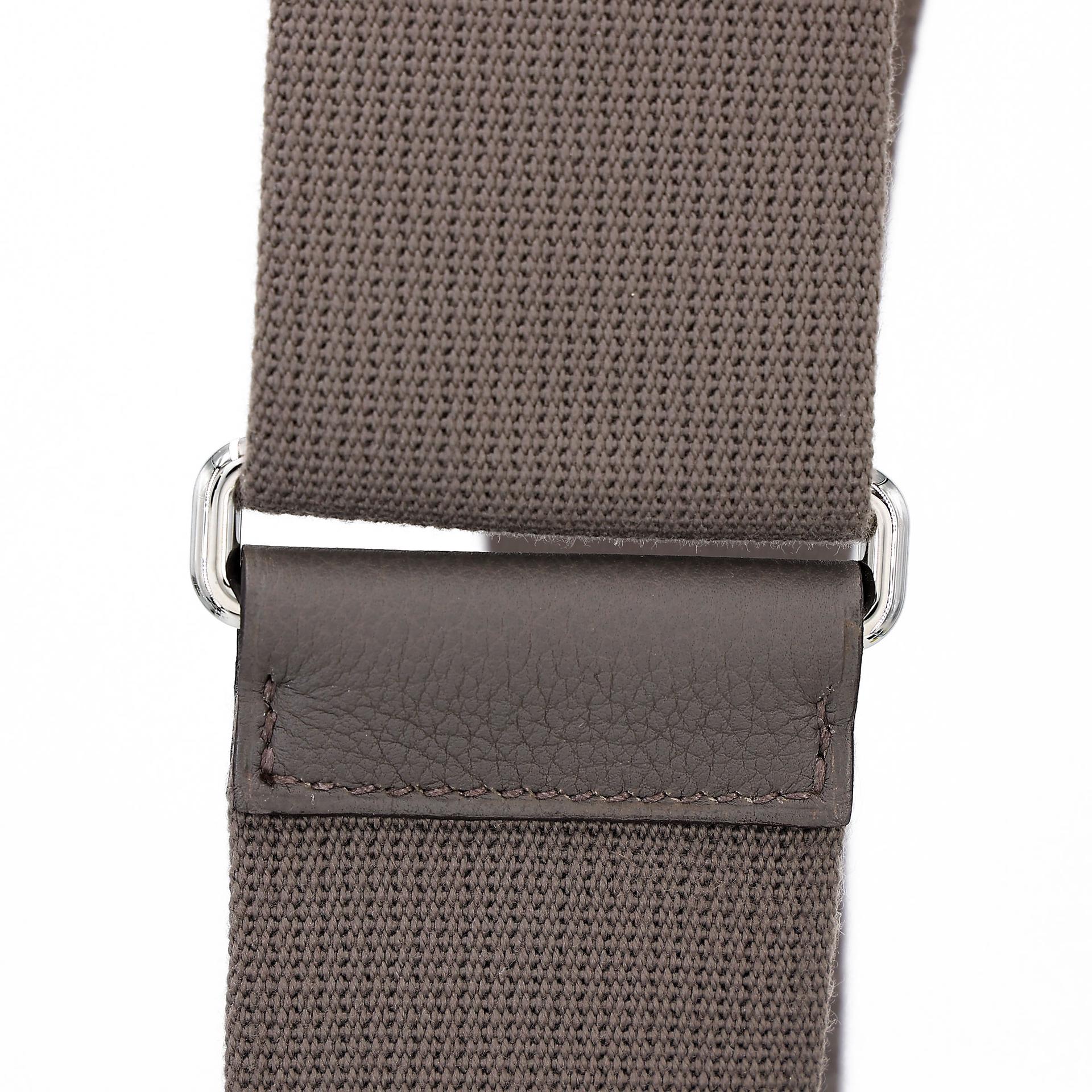 Brand New ( Rank N )  HERMÈS  Bolide Messenger Etain (8F) Togo Palladium hardware K (2025) - 7