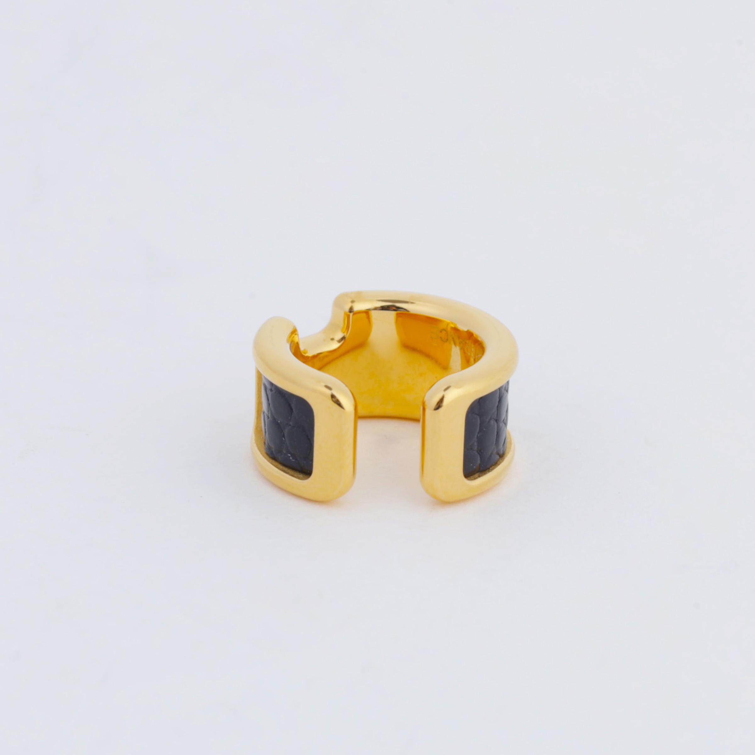 Olympe ear cuff small model Noir (89)