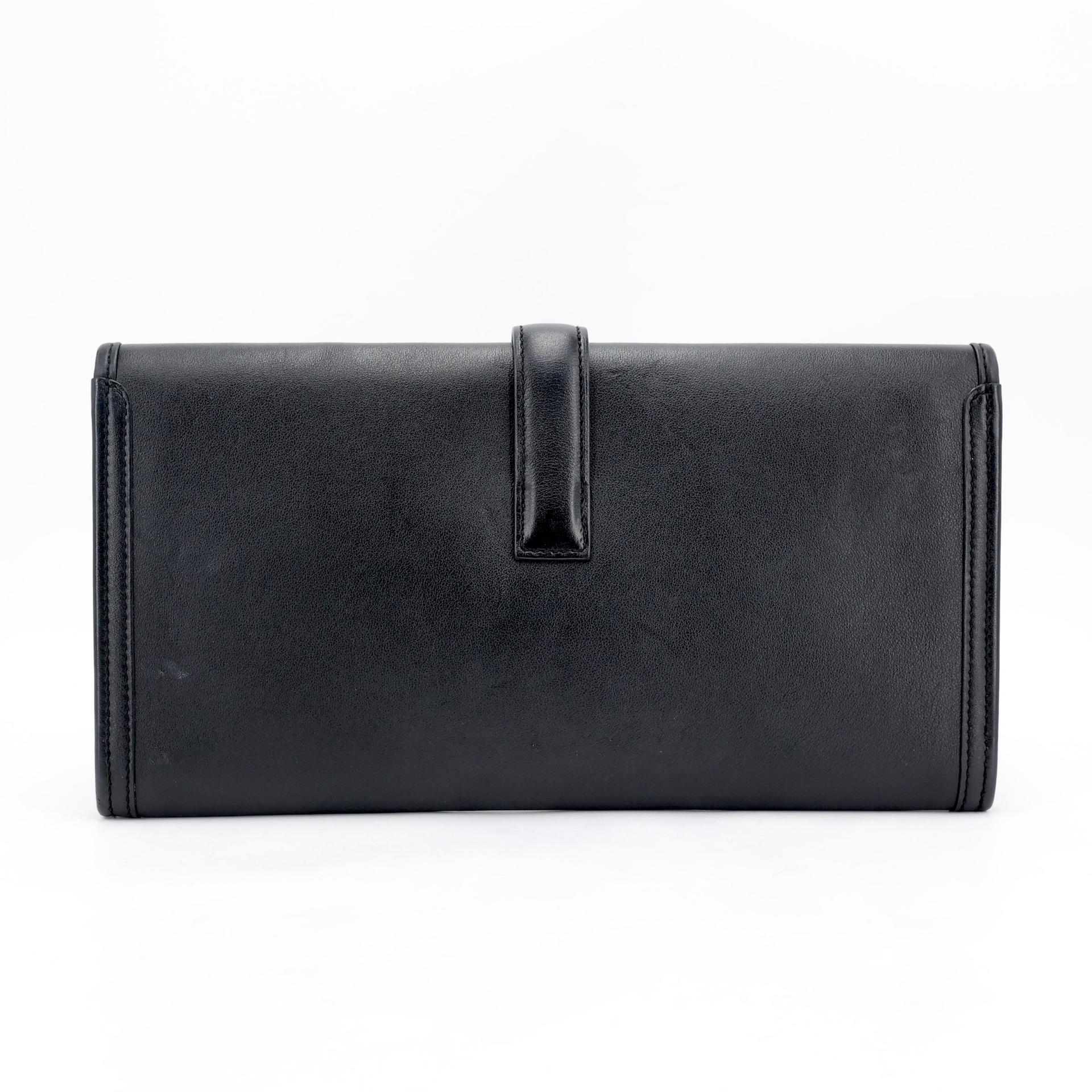 Very Good ( Rank A) HERMÈS Jige 29 Noir (89) Swift X (2016) - 2