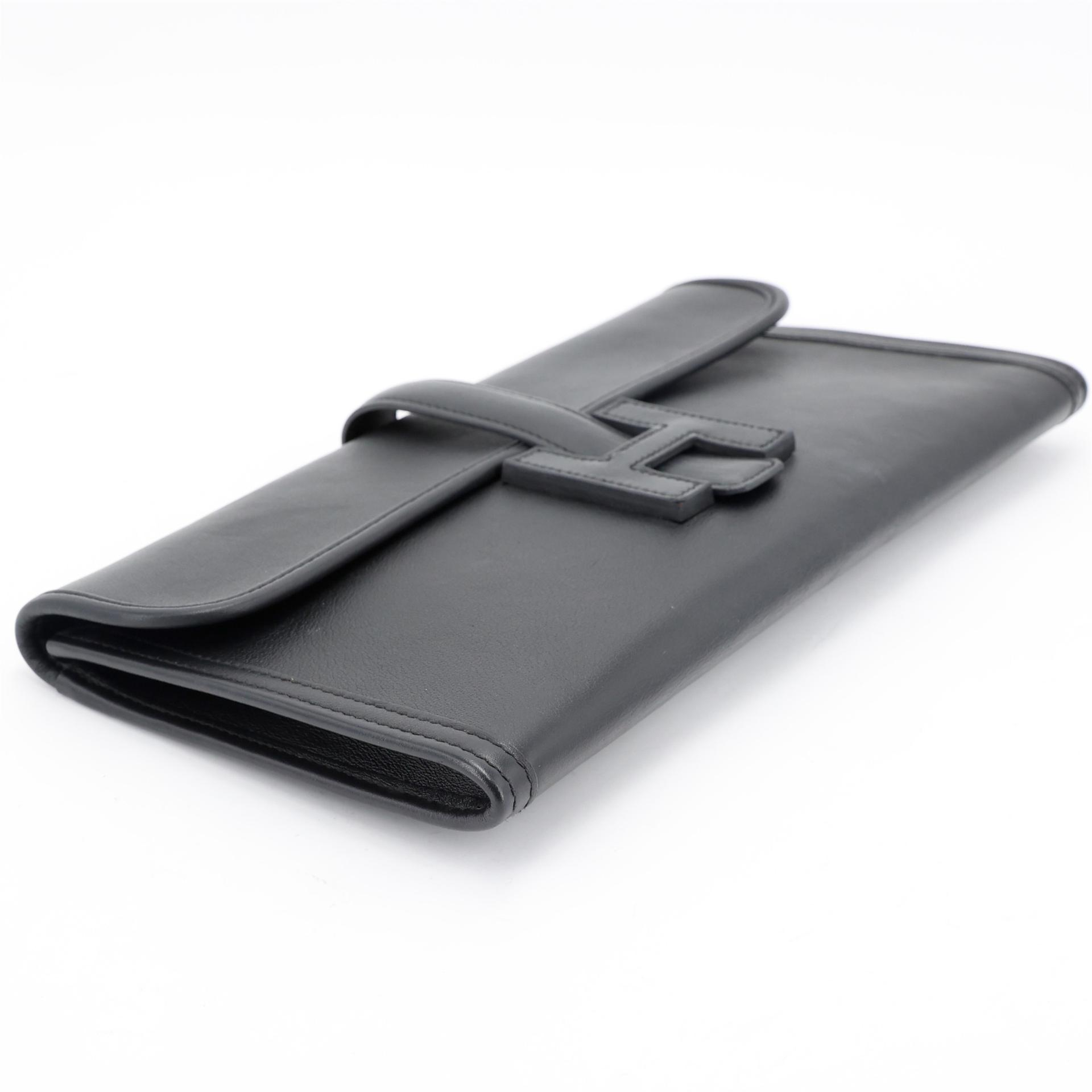 Very Good ( Rank A) HERMÈS Jige 29 Noir (89) Swift X (2016) - 4