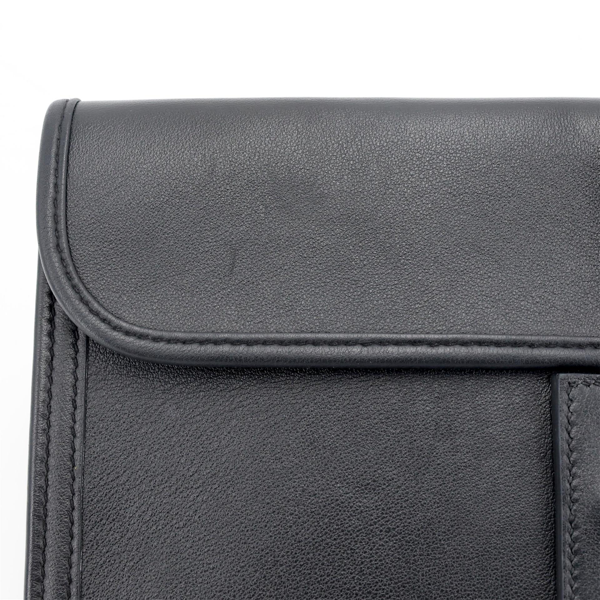 Very Good ( Rank A) HERMÈS Jige 29 Noir (89) Swift X (2016) - 10