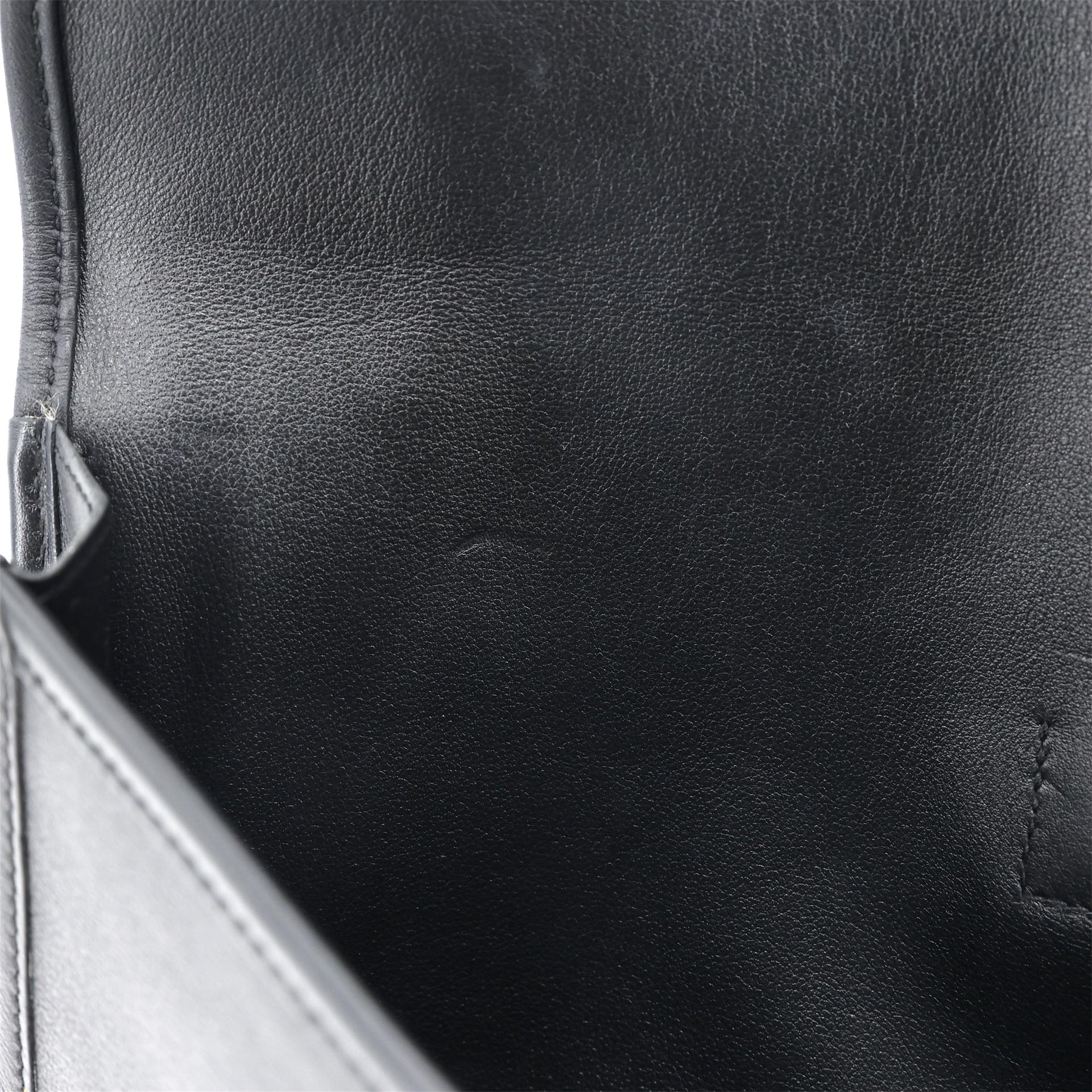 Very Good ( Rank A) HERMÈS Jige 29 Noir (89) Swift X (2016) - 13