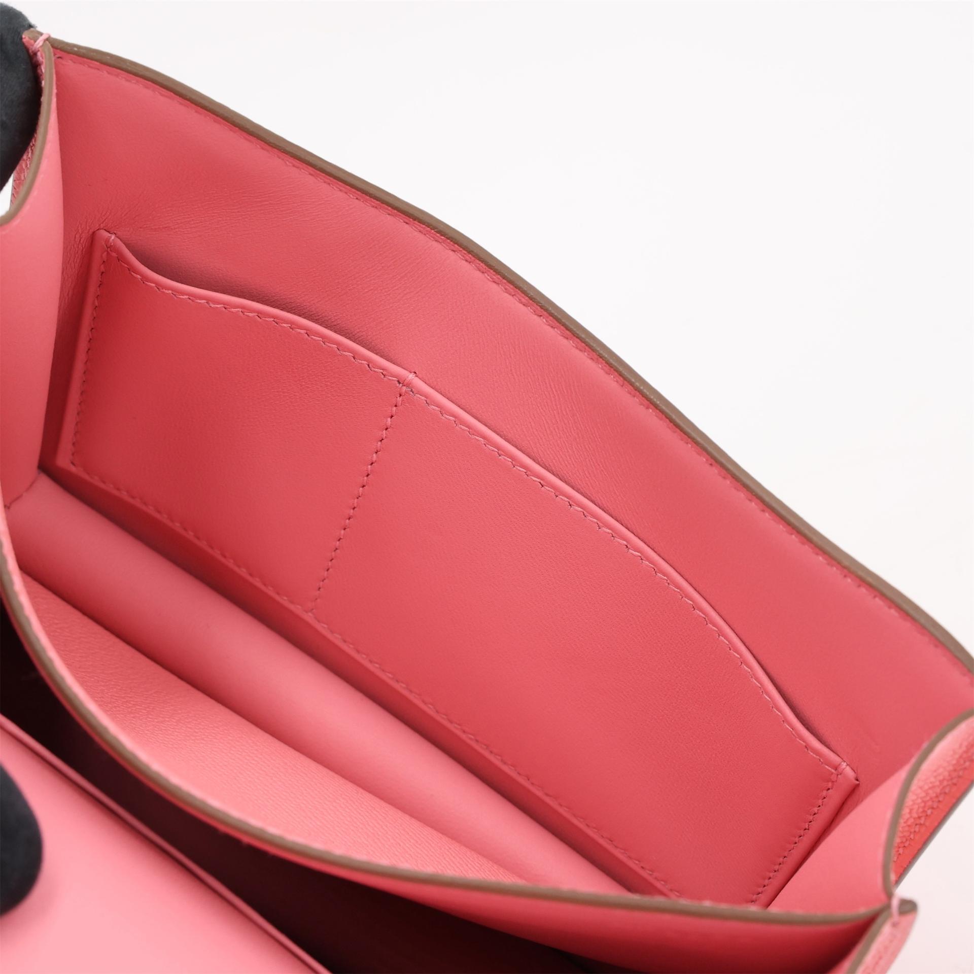 ランク N 新品 HERMÈS エルメス コンスタンス3 ミニ ローズコンフェッティ (1Q) エプソン シルバー金具 K刻印 - 18