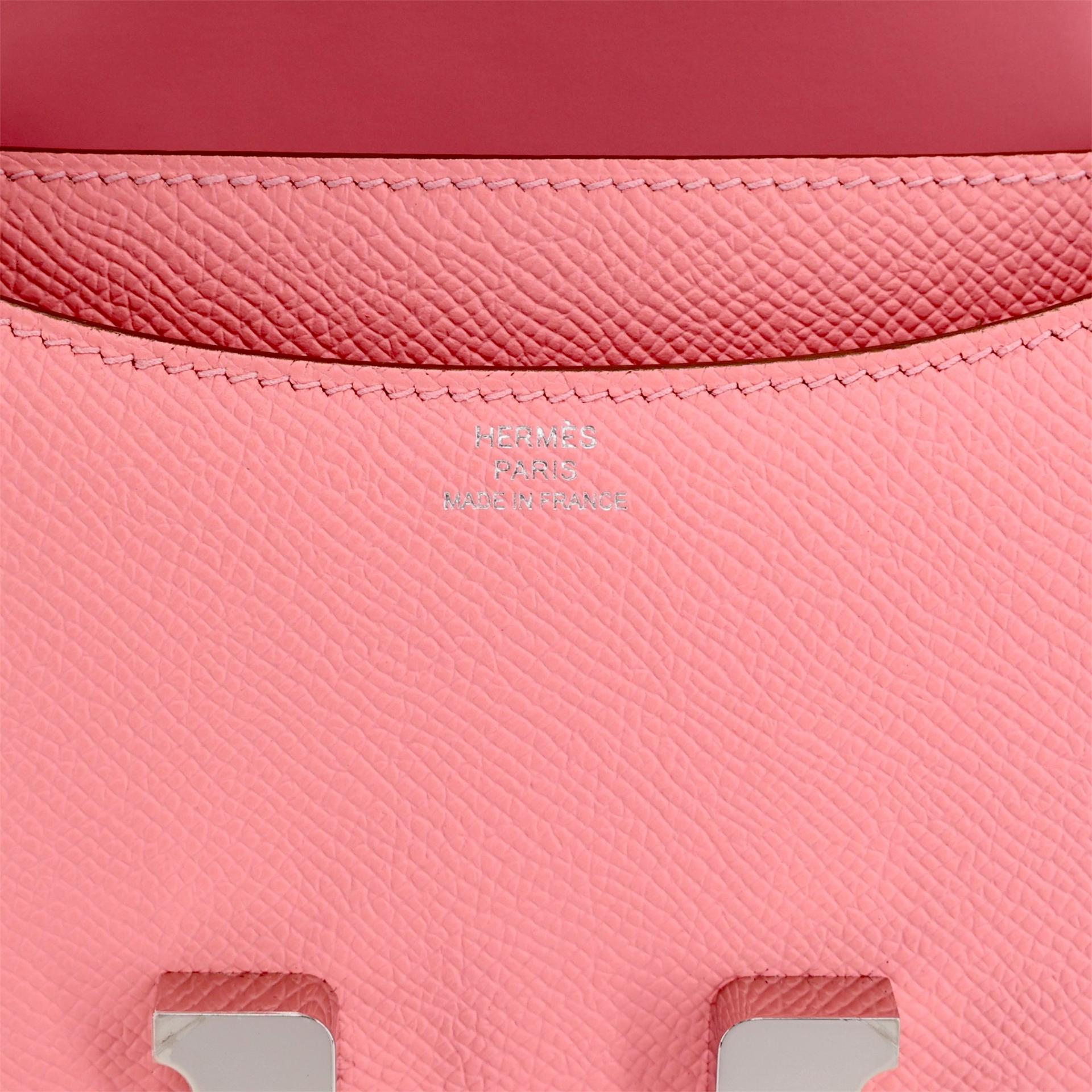 ランク N 新品 HERMÈS エルメス コンスタンス3 ミニ ローズコンフェッティ (1Q) エプソン シルバー金具 K刻印 - 13