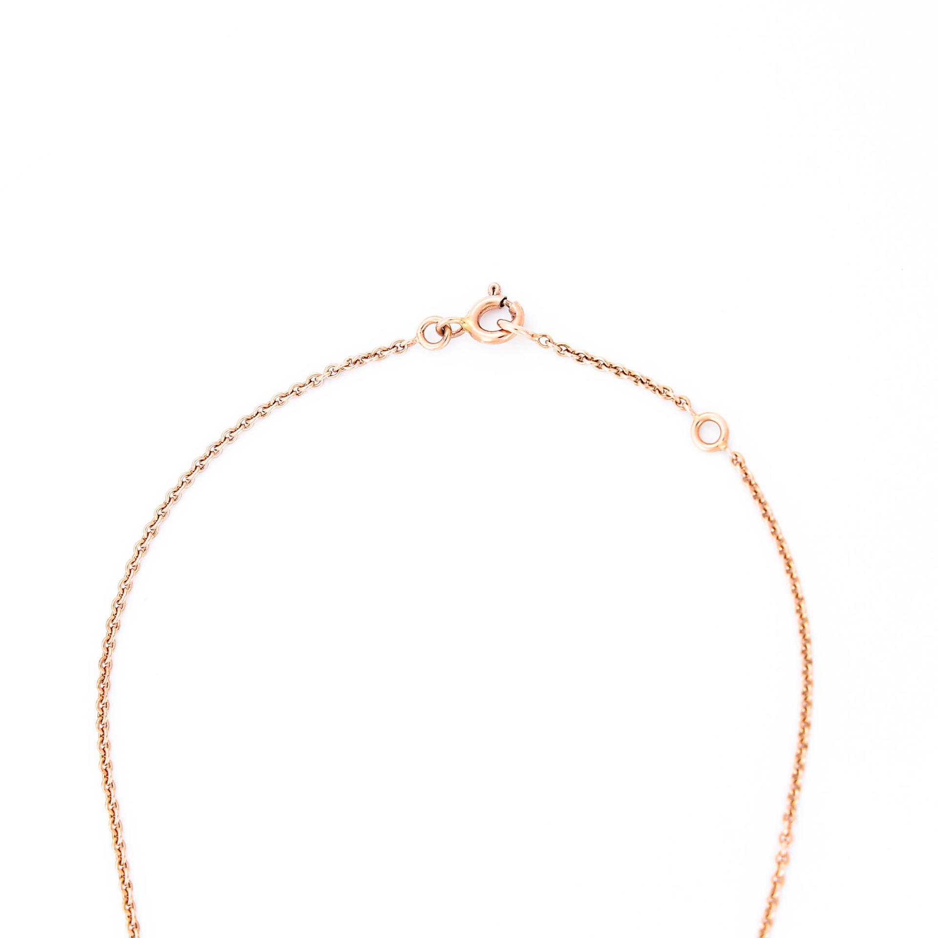 Very Good ( Rank A) HERMÈS Amulettes Kelly Pendant Rose Gold 18K Rose Gold Diamond - 5