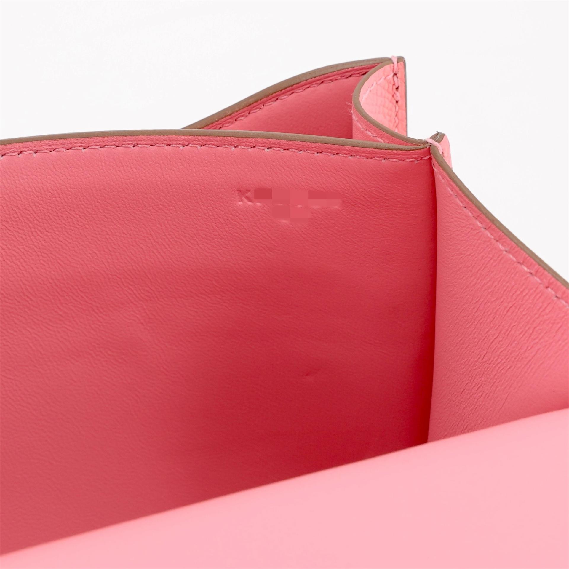 ランク N 新品 HERMÈS エルメス コンスタンス3 ミニ ローズコンフェッティ (1Q) エプソン シルバー金具 K刻印 - 19