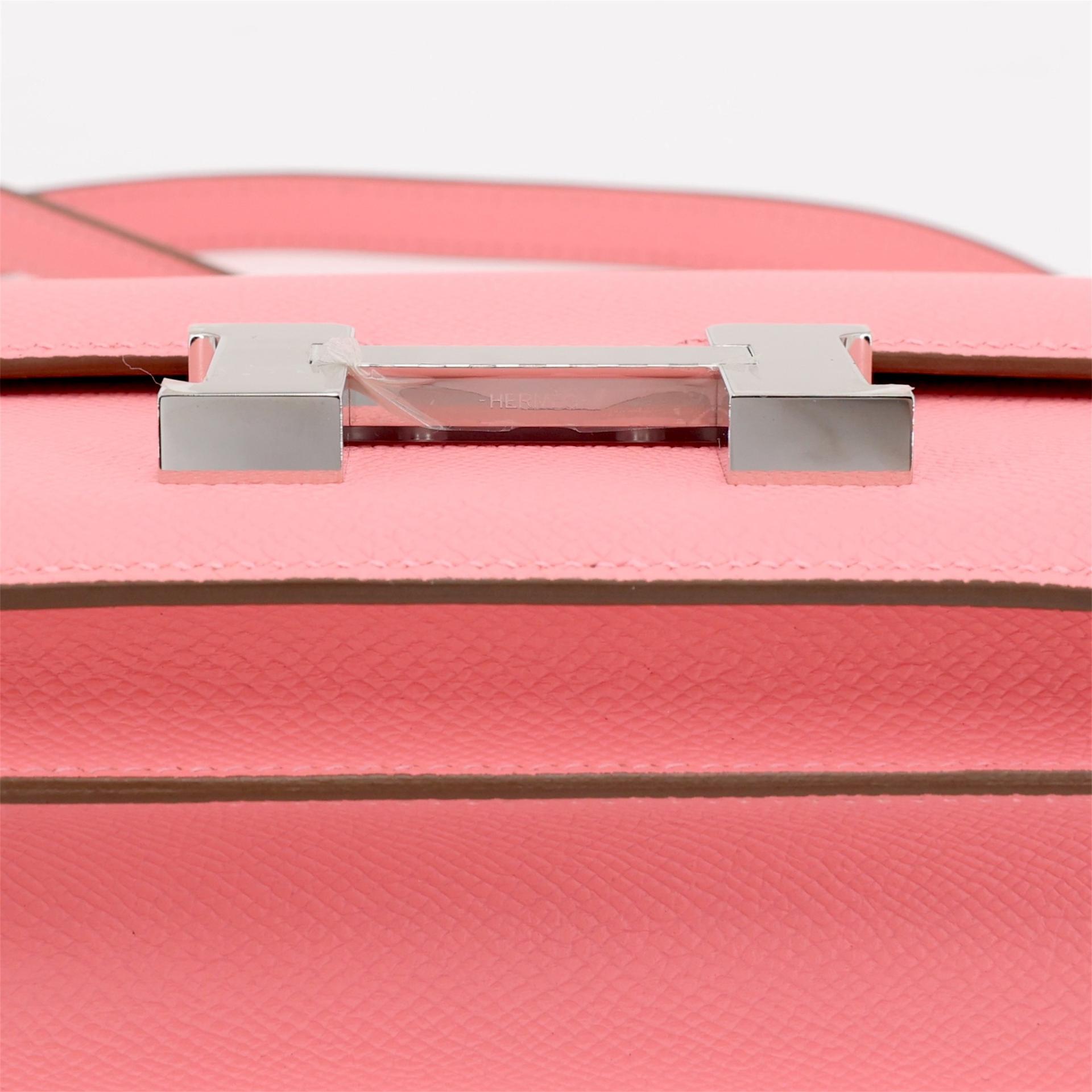 ランク N 新品 HERMÈS エルメス コンスタンス3 ミニ ローズコンフェッティ (1Q) エプソン シルバー金具 K刻印 - 11