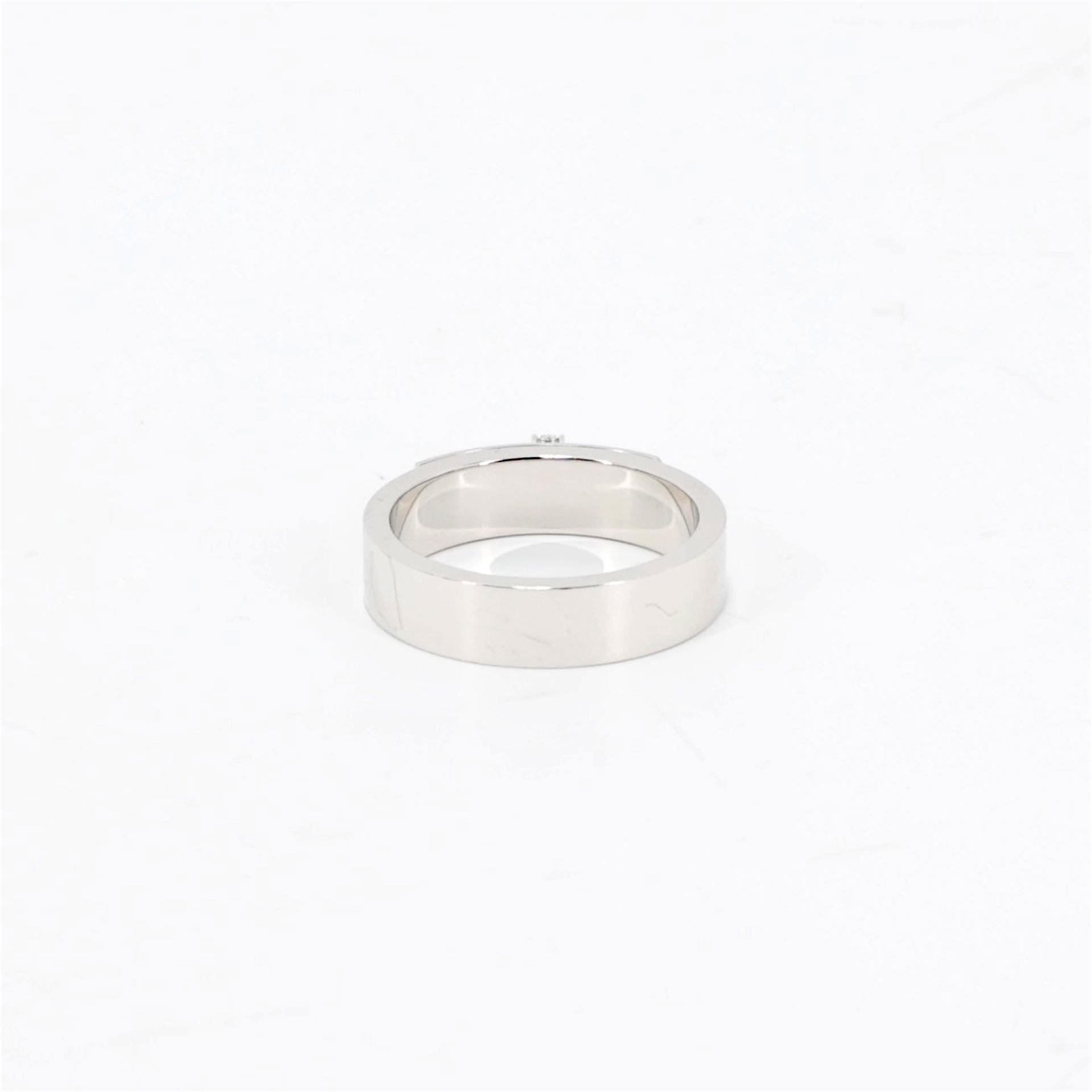 SA超美品 HERMÈS 愛馬仕 Anello Kelly 鑽石戒指 銀色 18K白金 鑽石 - 4