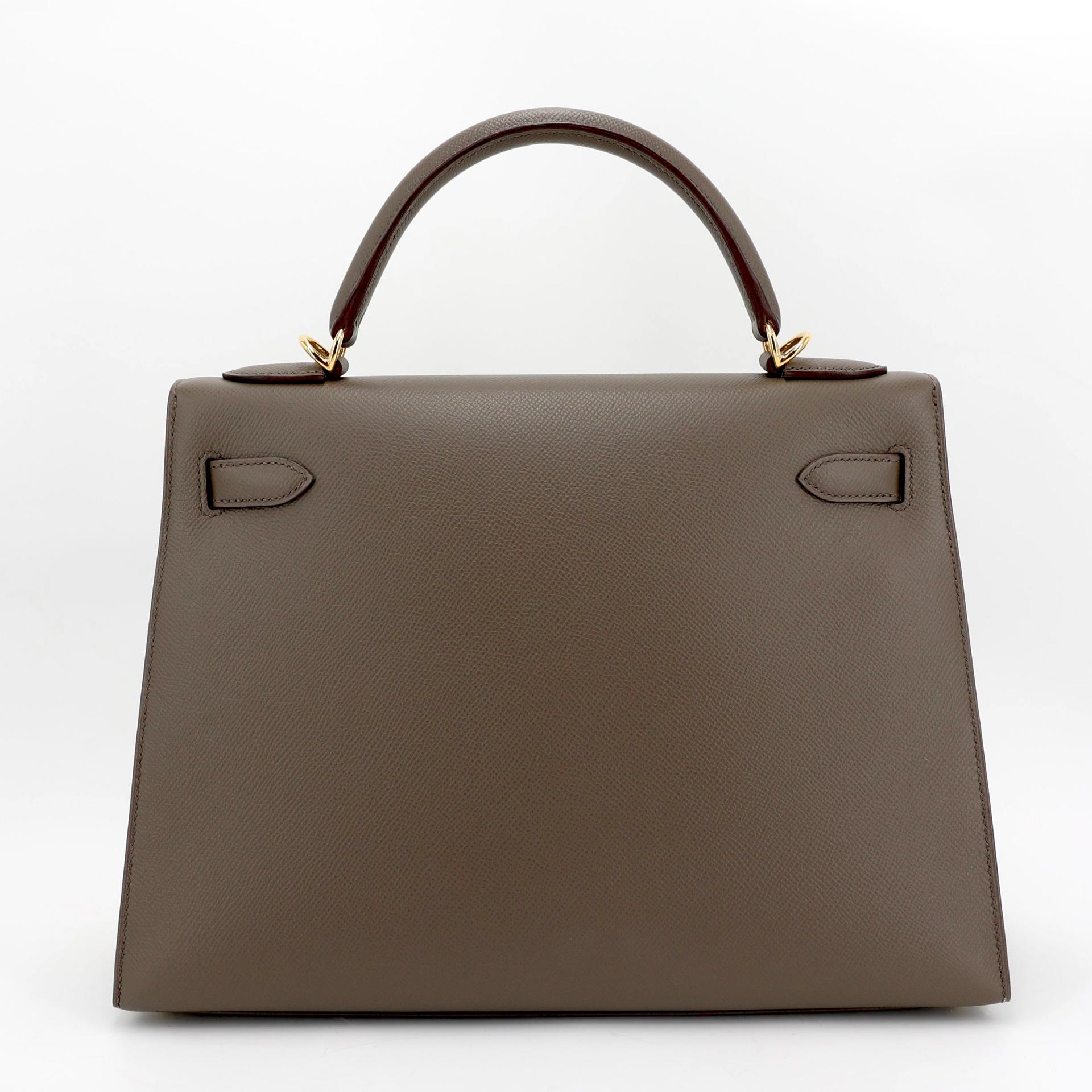 Kelly 32 Sellier Etain (8F)
