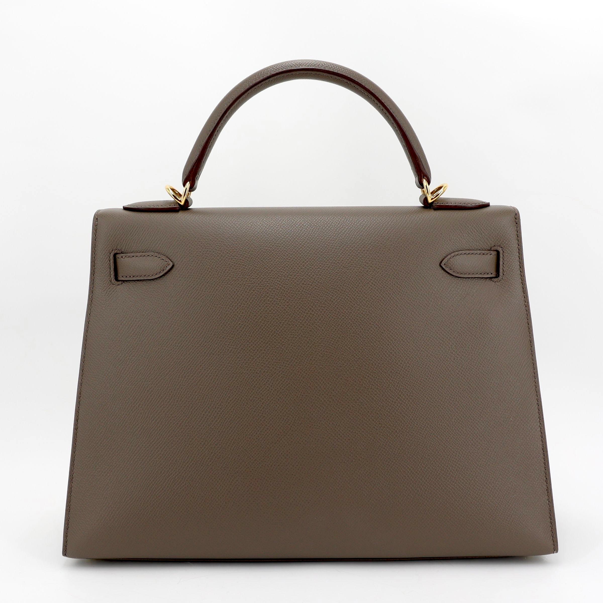 Kelly 32 Sellier Etain (8F)