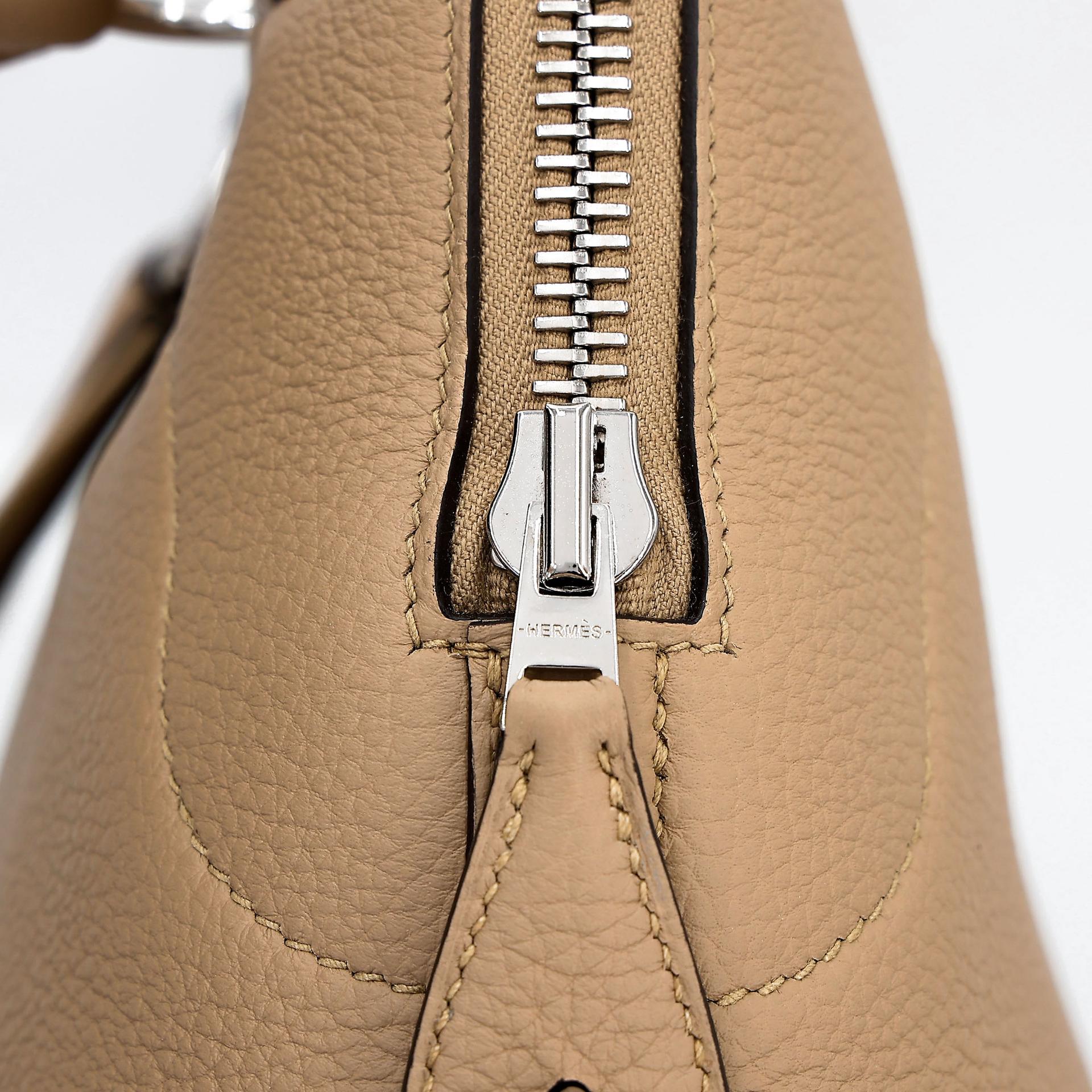 ランク N 新品  HERMÈS エルメス  ボリード メッセンジャー プシエール (1C) トゴ シルバー金具 K刻印 - 11