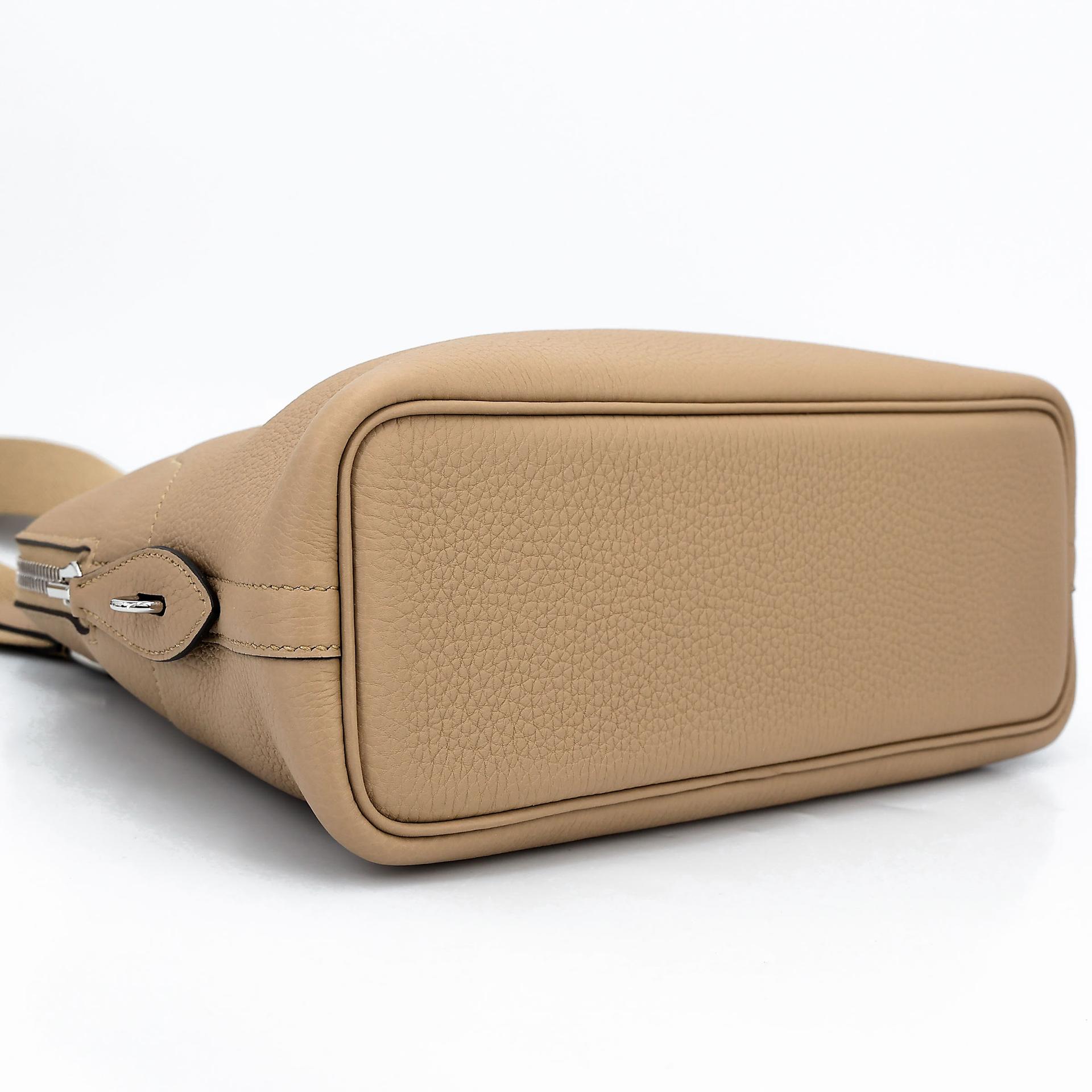 ランク N 新品  HERMÈS エルメス  ボリード メッセンジャー プシエール (1C) トゴ シルバー金具 K刻印 - 8