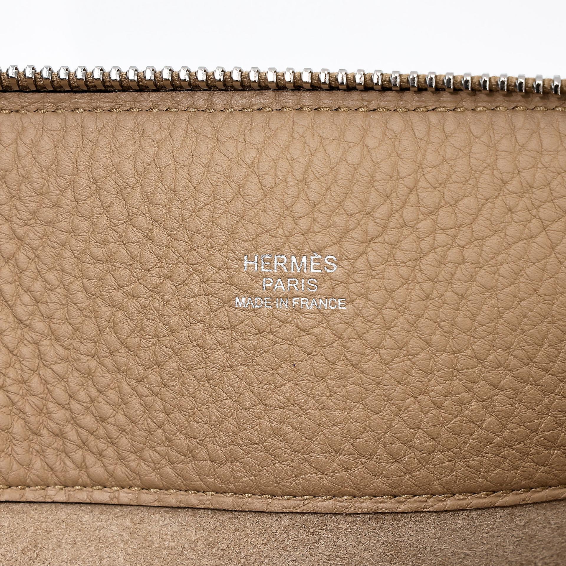 ランク N 新品  HERMÈS エルメス  ボリード メッセンジャー プシエール (1C) トゴ シルバー金具 K刻印 - 14
