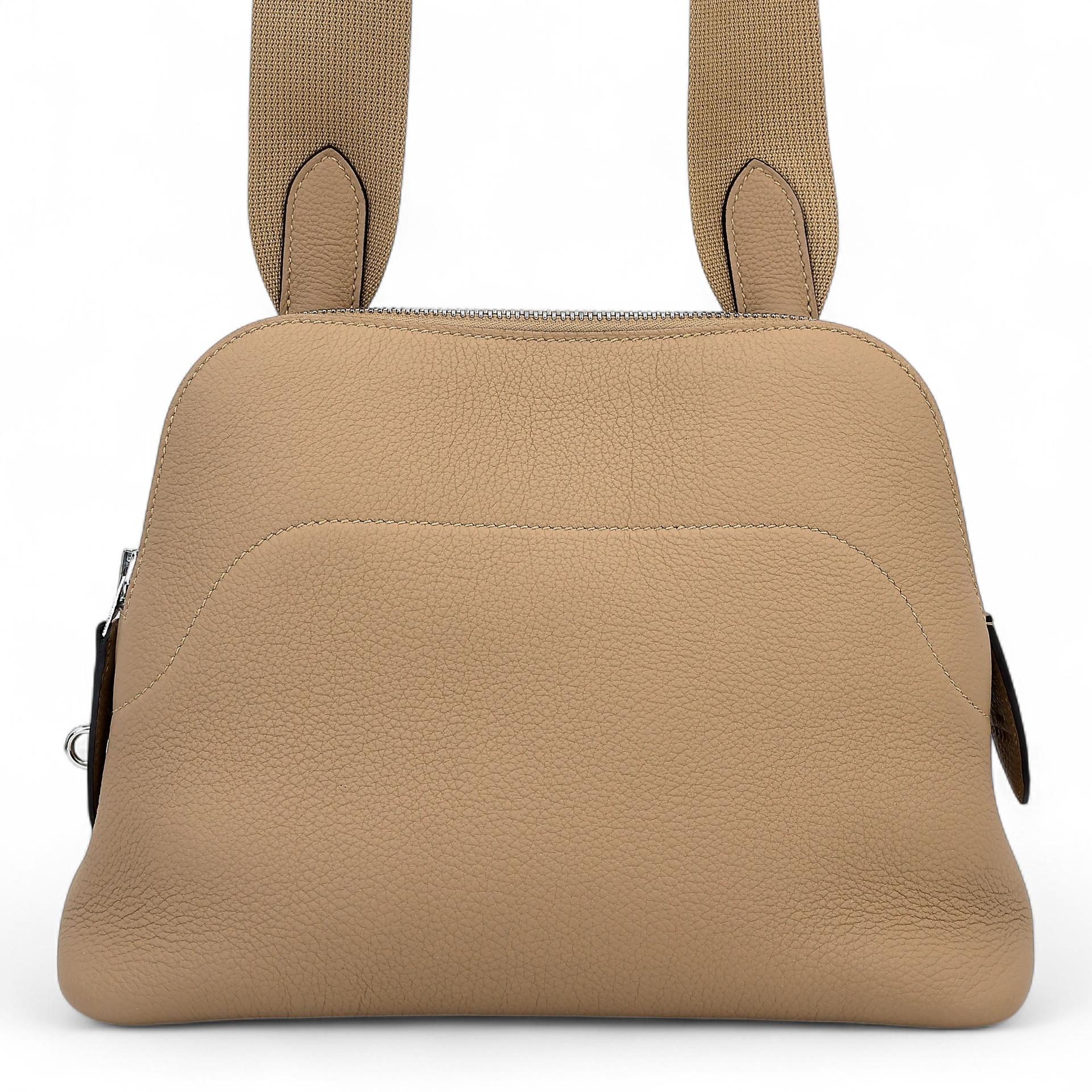 ランク N 新品  HERMÈS エルメス  ボリード メッセンジャー プシエール (1C) トゴ シルバー金具 K刻印 - 1