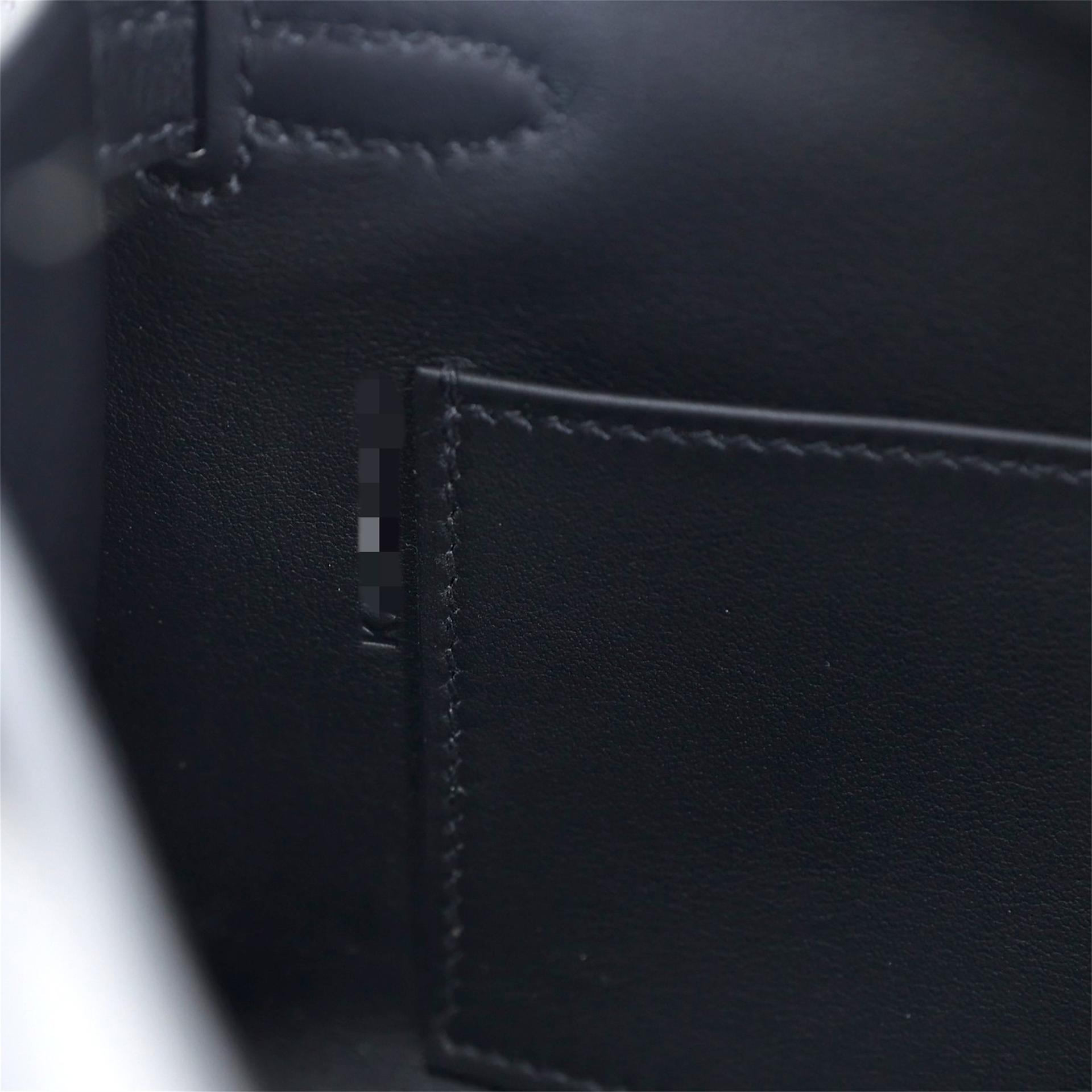 Brand New ( Rank N ) HERMÈS Kelly Pochette Noir (89) Swift Gold hardware K (2025) - 15