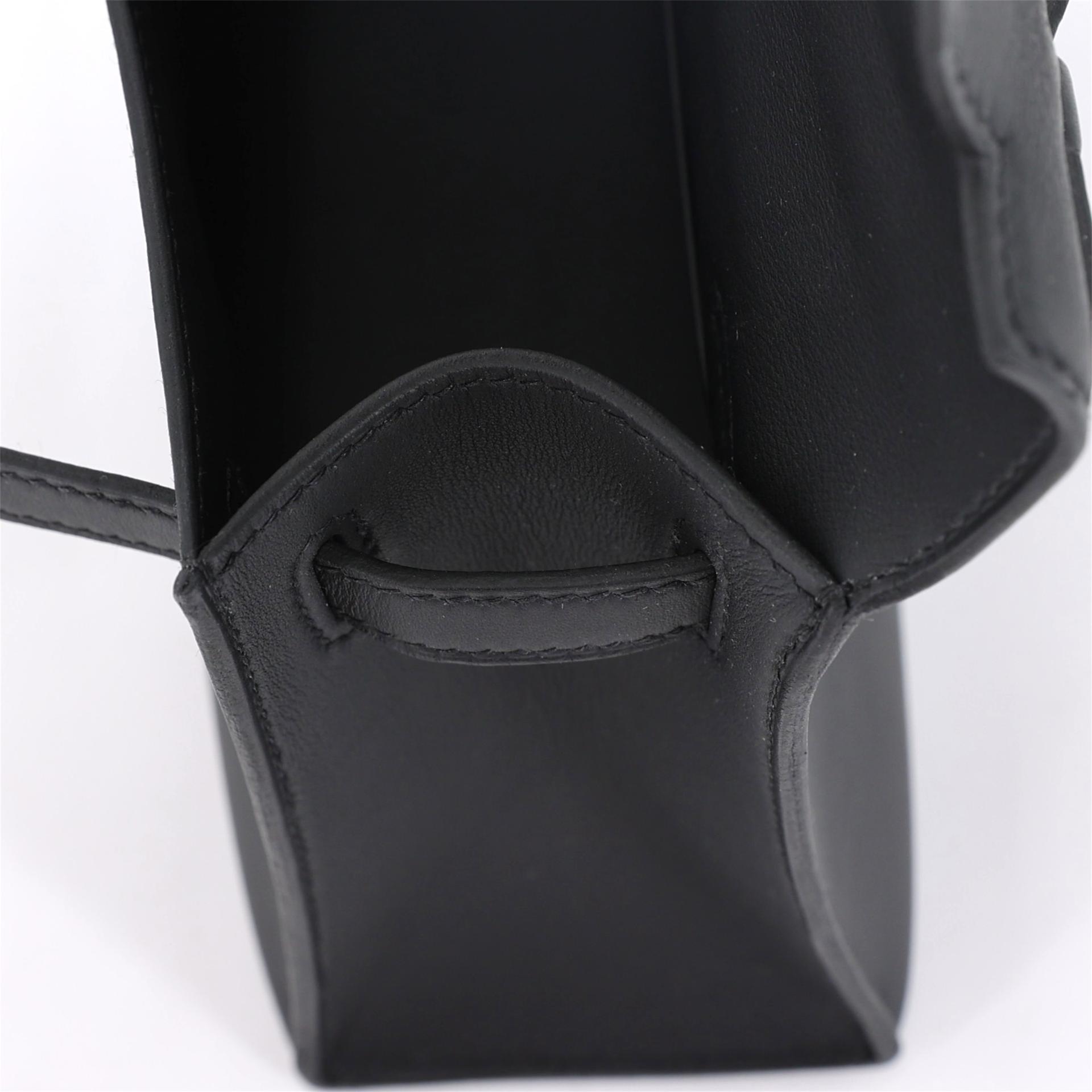 Brand New ( Rank N ) HERMÈS Kelly Pochette Noir (89) Swift Gold hardware K (2025) - 14