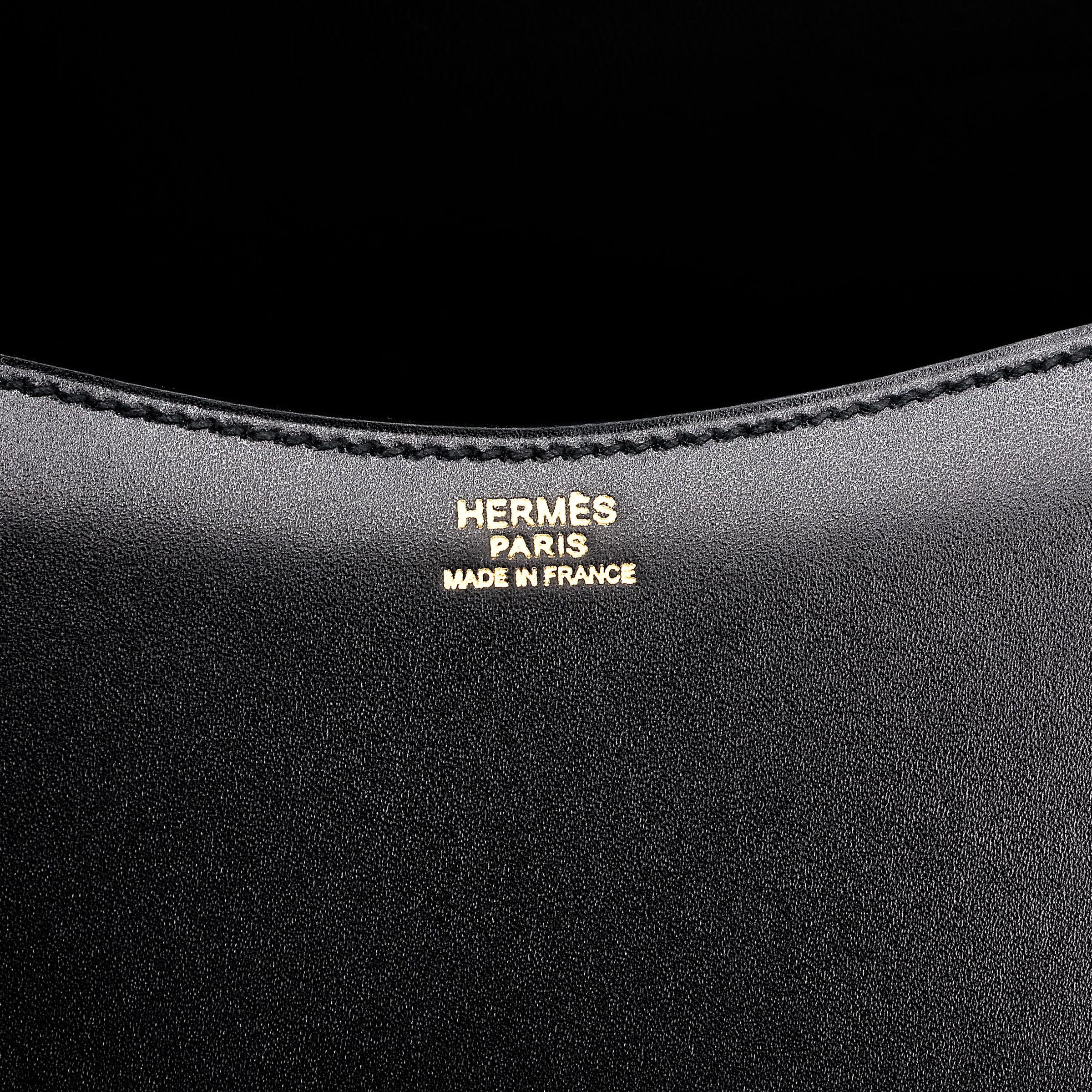 ランク SA HERMÈS エルメス パスパス 35 ブラック (89) ボックスカーフ ゴールド金具 □Q刻印 - 18