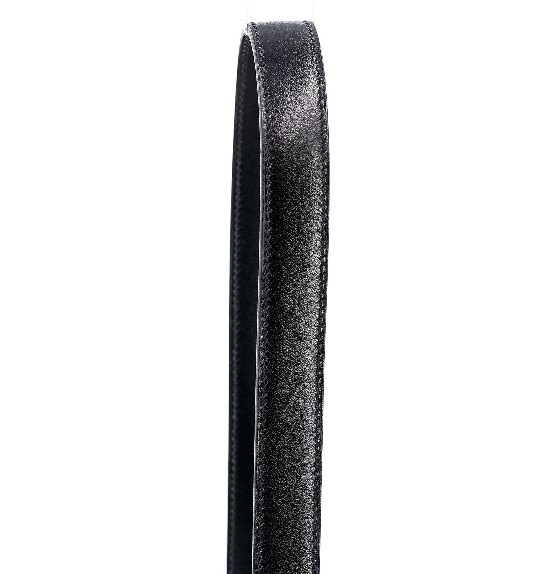 Excellent ( Rank SA ) HERMÈS Passe Guide Noir (89) Box-calf Gold hardware Square Q (2013) - 5