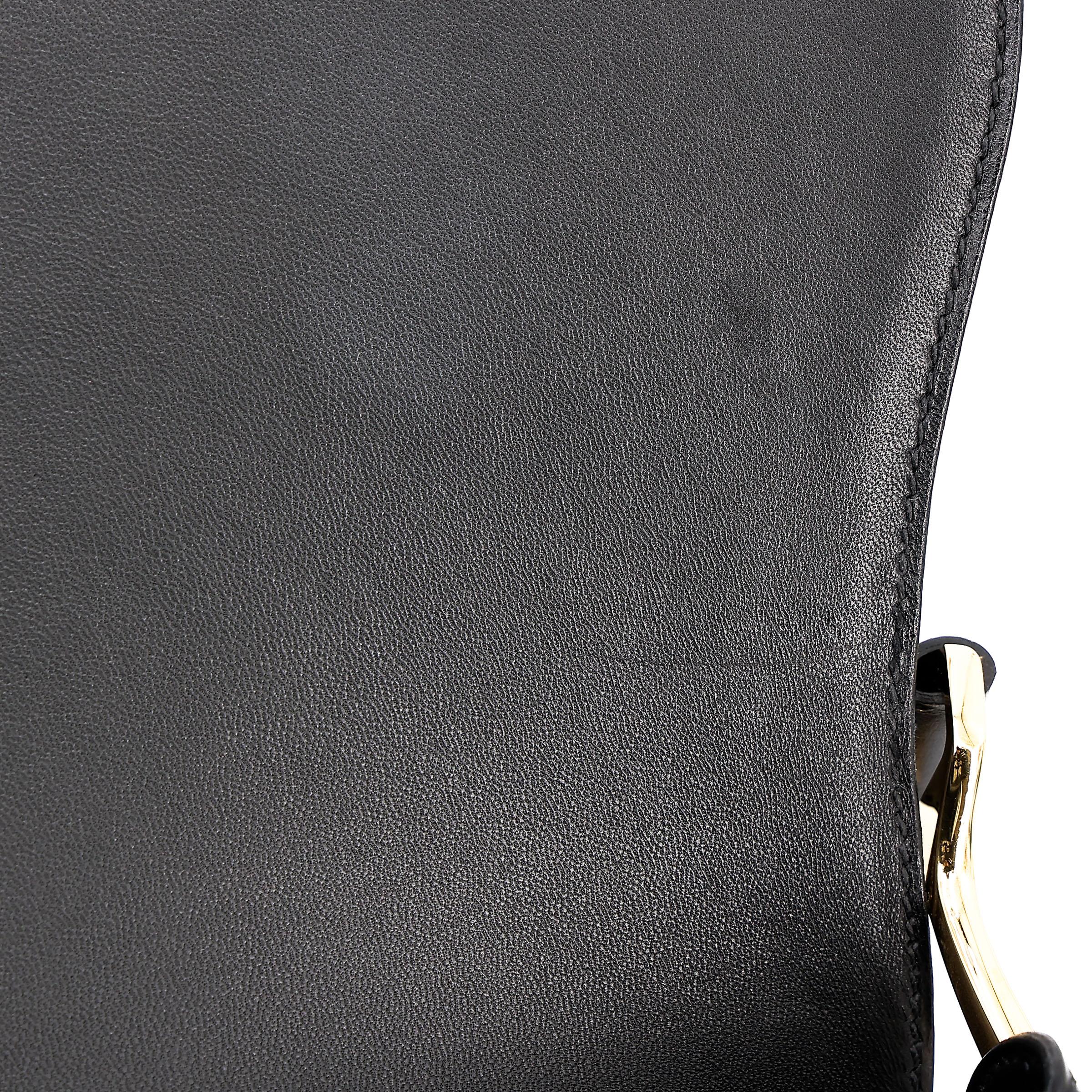 ランク SA HERMÈS エルメス パスパス 35 ブラック (89) ボックスカーフ ゴールド金具 □Q刻印 - 23