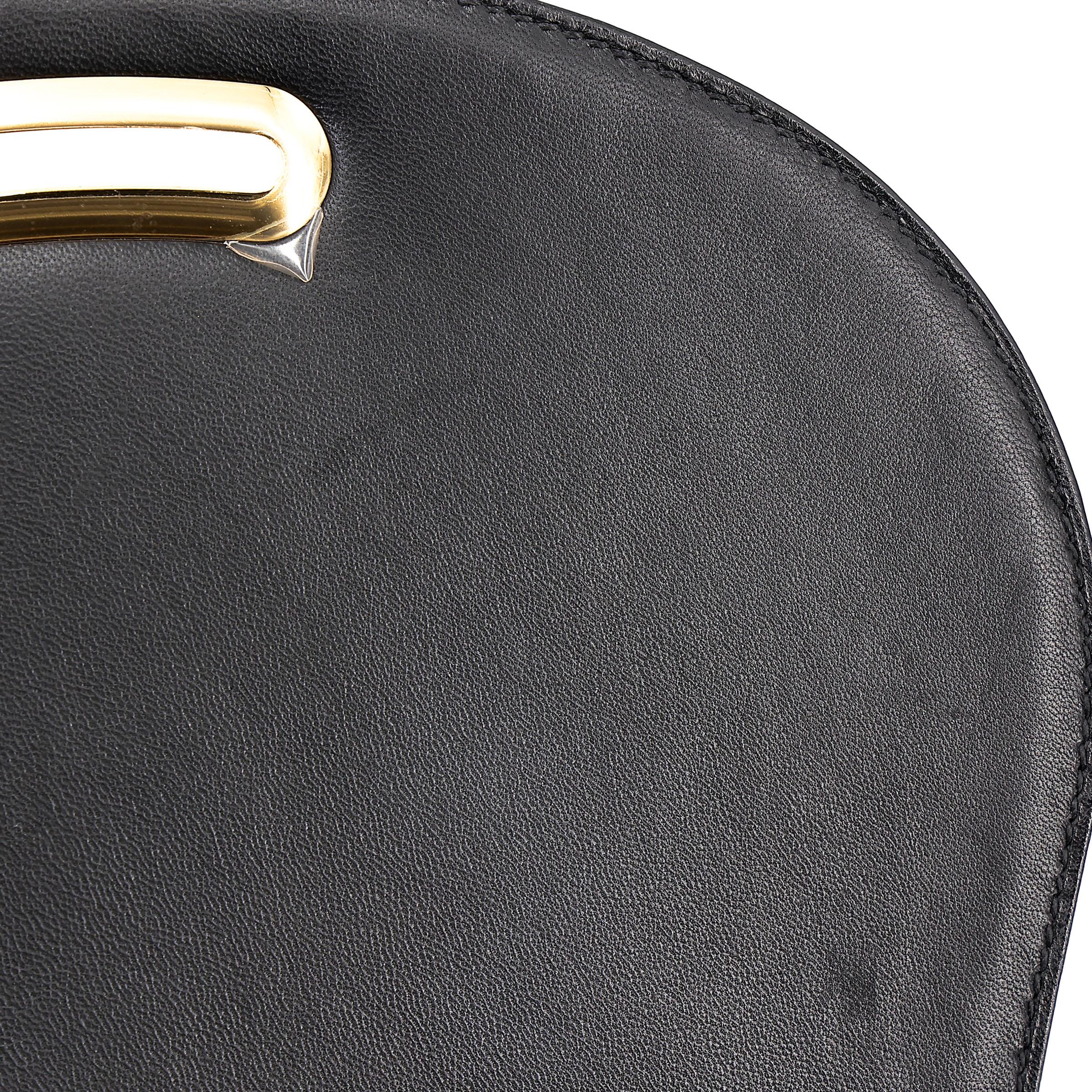 ランク SA HERMÈS エルメス パスパス 35 ブラック (89) ボックスカーフ ゴールド金具 □Q刻印 - 25
