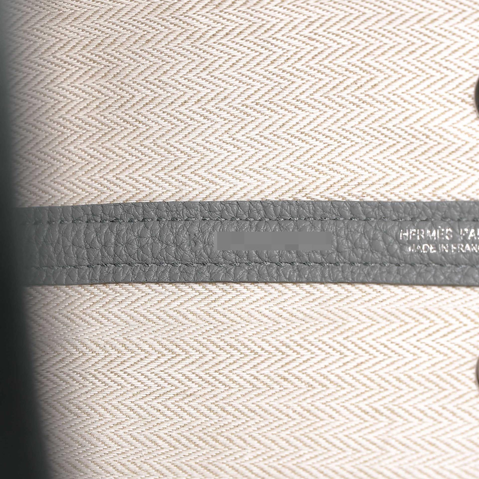 ランク N 新品 HERMÈS エルメス ネオガーデンパーティ ヴェール アマンド (63) ネゴンダ シルバー金具 K刻印 - 16