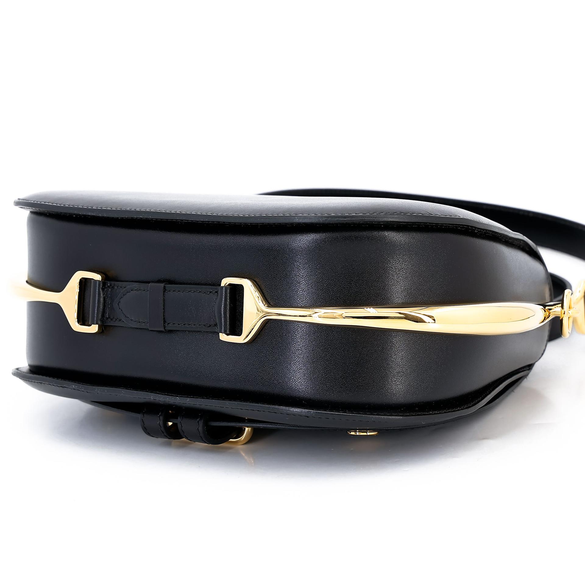 Excellent ( Rank SA ) HERMÈS Passe Guide Noir (89) Box-calf Gold hardware Square Q (2013) - 10