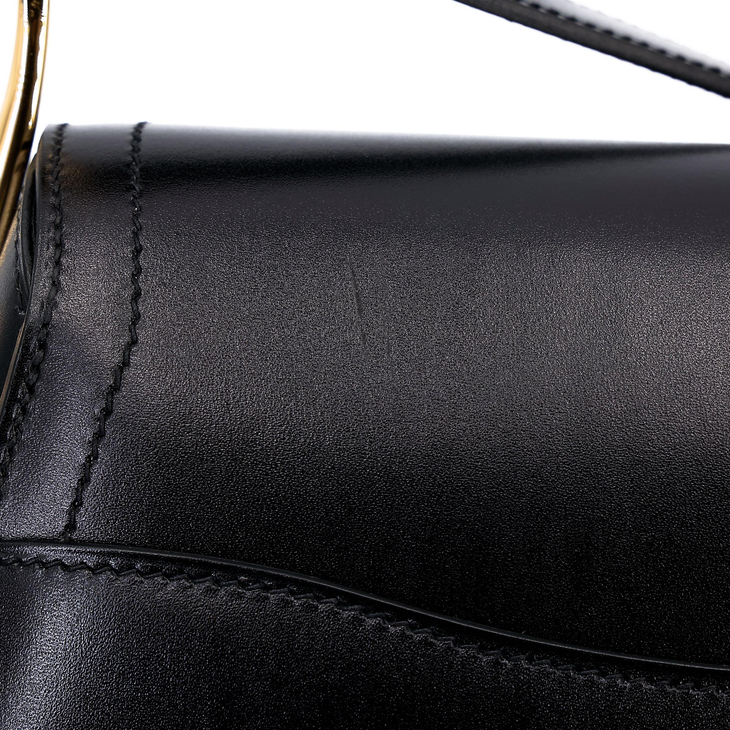 ランク SA HERMÈS エルメス パスパス 35 ブラック (89) ボックスカーフ ゴールド金具 □Q刻印 - 14
