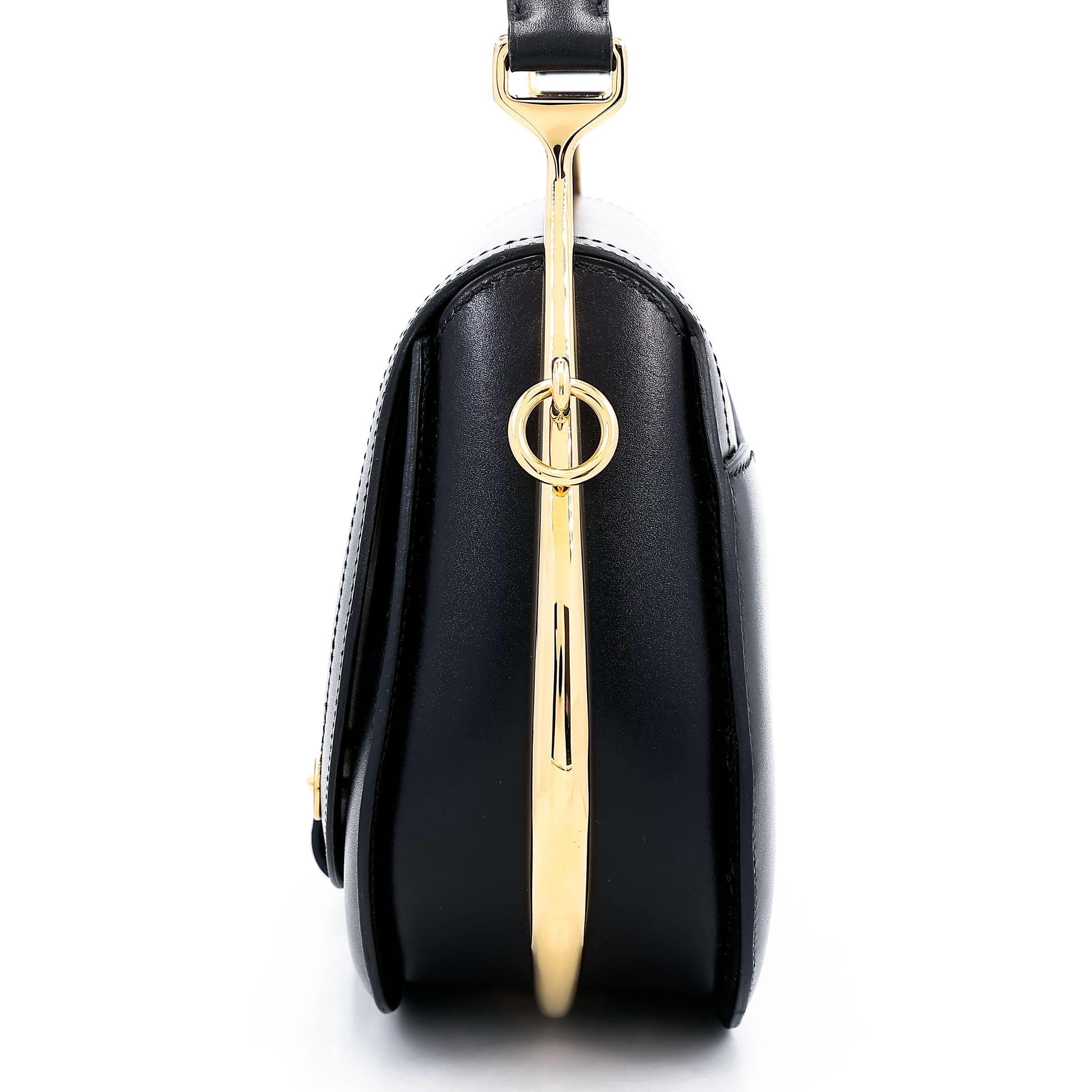 ランク SA HERMÈS エルメス パスパス 35 ブラック (89) ボックスカーフ ゴールド金具 □Q刻印 - 6