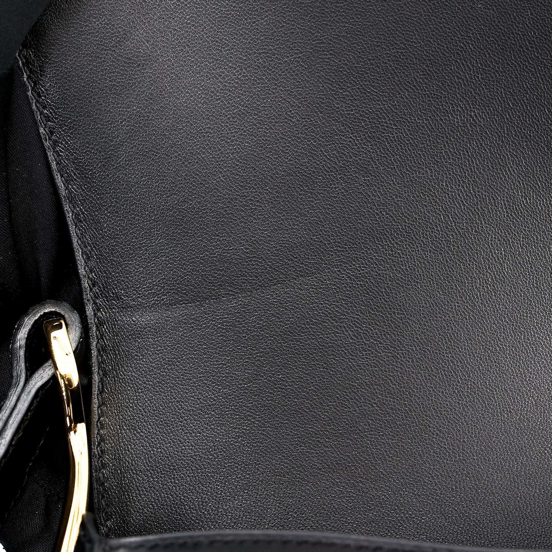 Excellent ( Rank SA ) HERMÈS Passe Guide Noir (89) Box-calf Gold hardware Square Q (2013) - 22