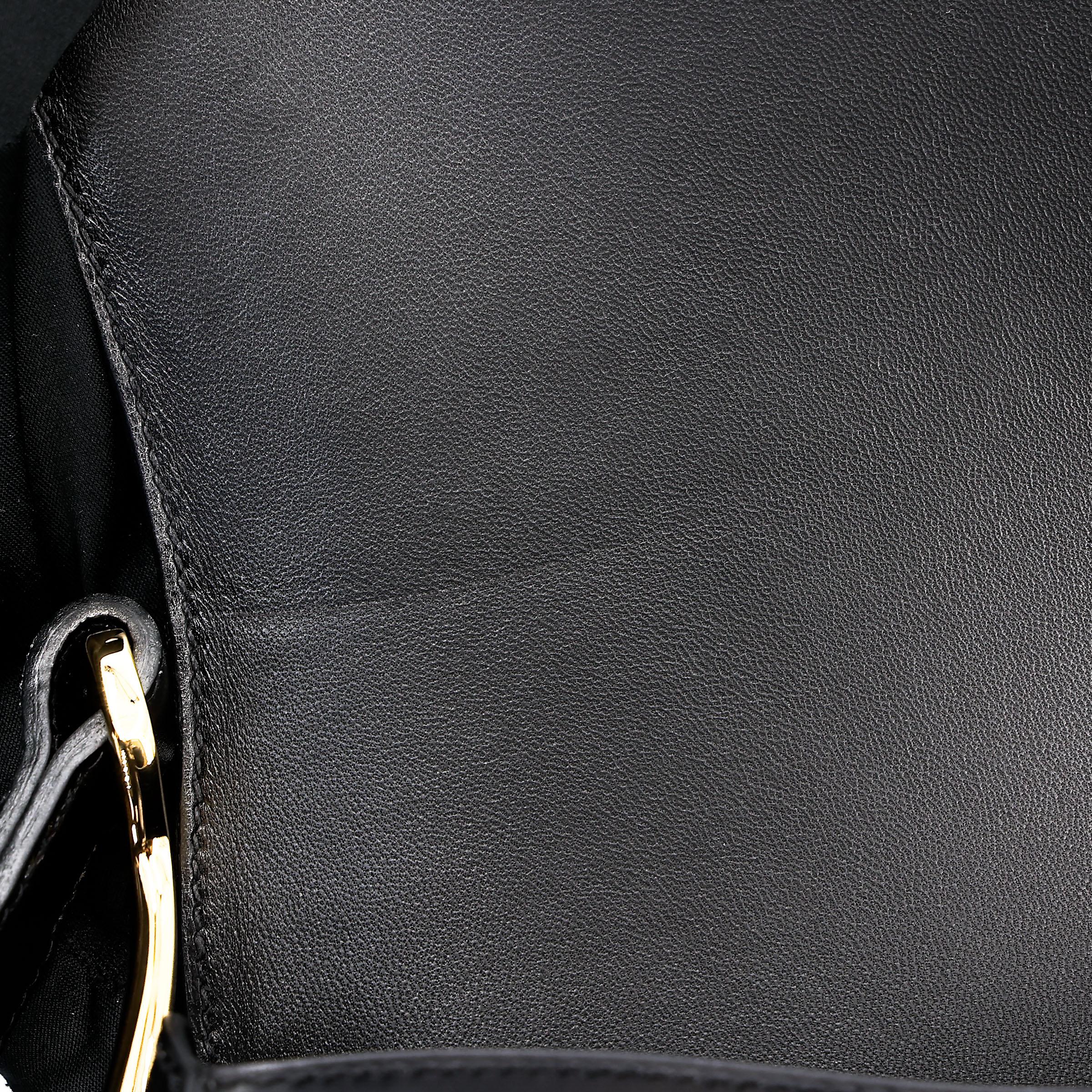 ランク SA HERMÈS エルメス パスパス 35 ブラック (89) ボックスカーフ ゴールド金具 □Q刻印 - 22