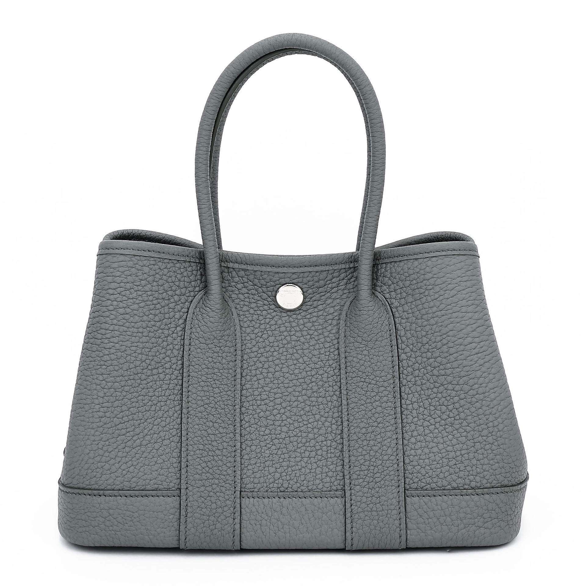 ランク N 新品 HERMÈS エルメス ネオガーデンパーティ ヴェール アマンド (63) ネゴンダ シルバー金具 K刻印 - 1