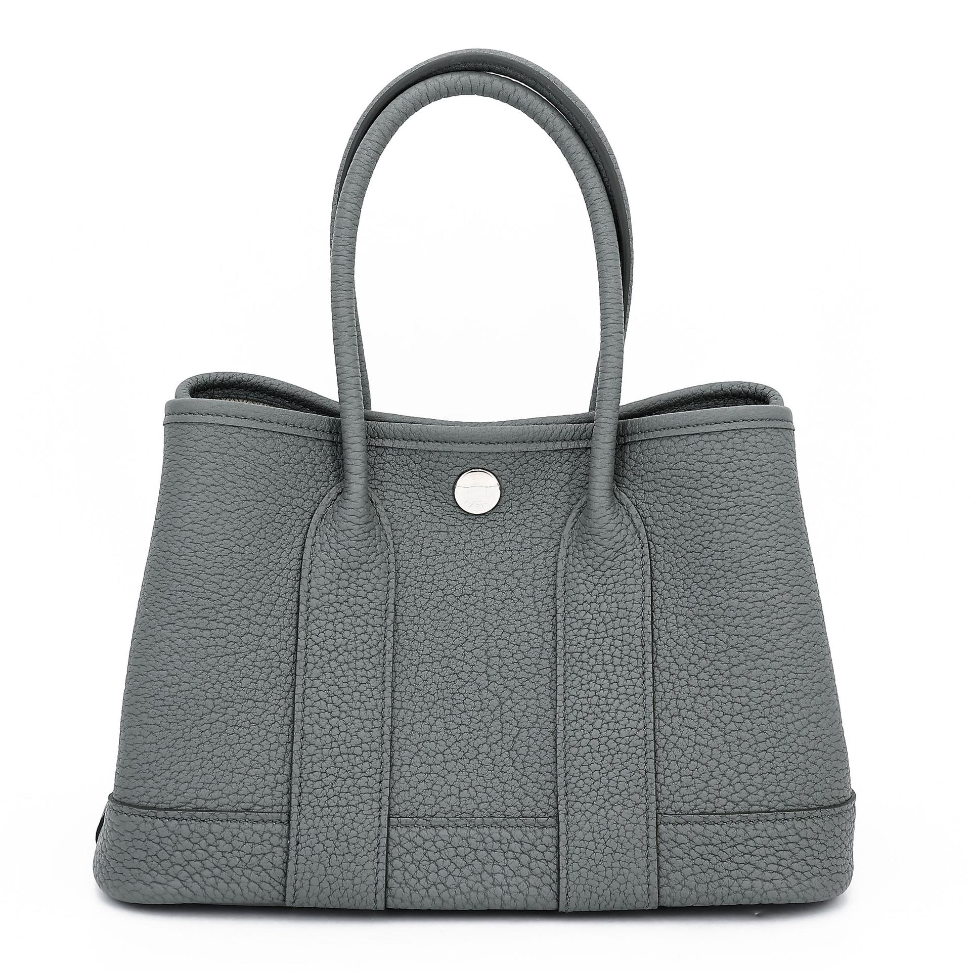 ランク N 新品 HERMÈS エルメス ネオガーデンパーティ ヴェール アマンド (63) ネゴンダ シルバー金具 K刻印 - 2