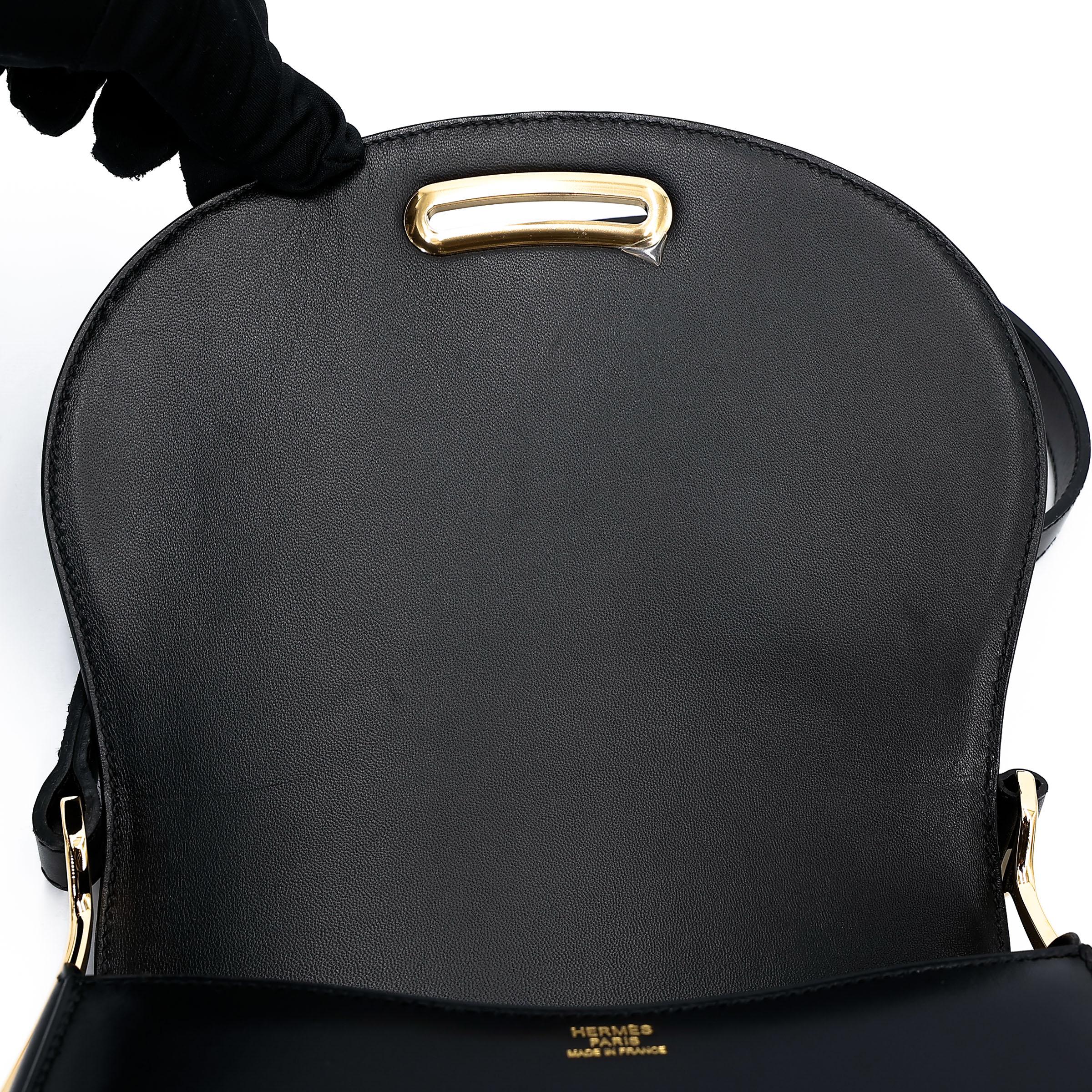ランク SA HERMÈS エルメス パスパス 35 ブラック (89) ボックスカーフ ゴールド金具 □Q刻印 - 17
