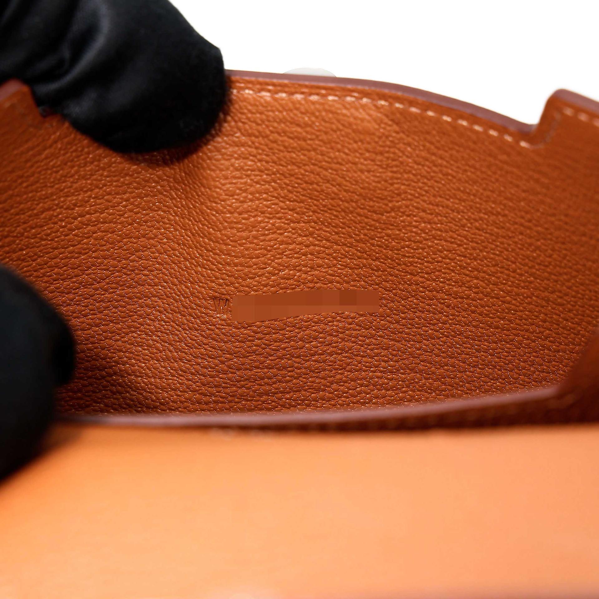 Brand New ( Rank N )  HERMÈS  Kelly Multipocket To Go Pouch Gold (37) Epsom Palladium hardware W (2024) - 25