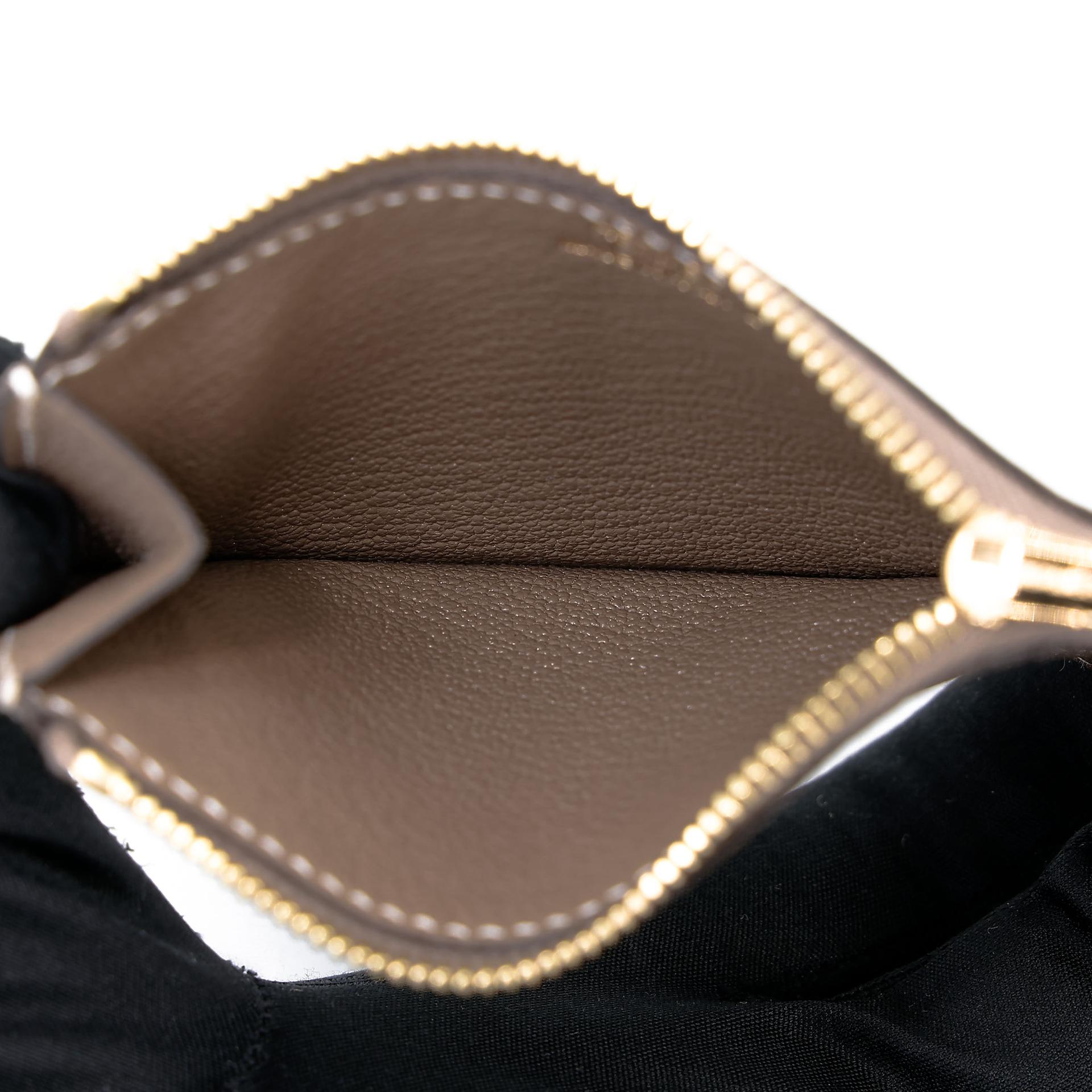 Excellent ( Rank SA ) HERMÈS Roulis Slim Etoupe (18) Chevre Permabrass hardware B (2023) - 23