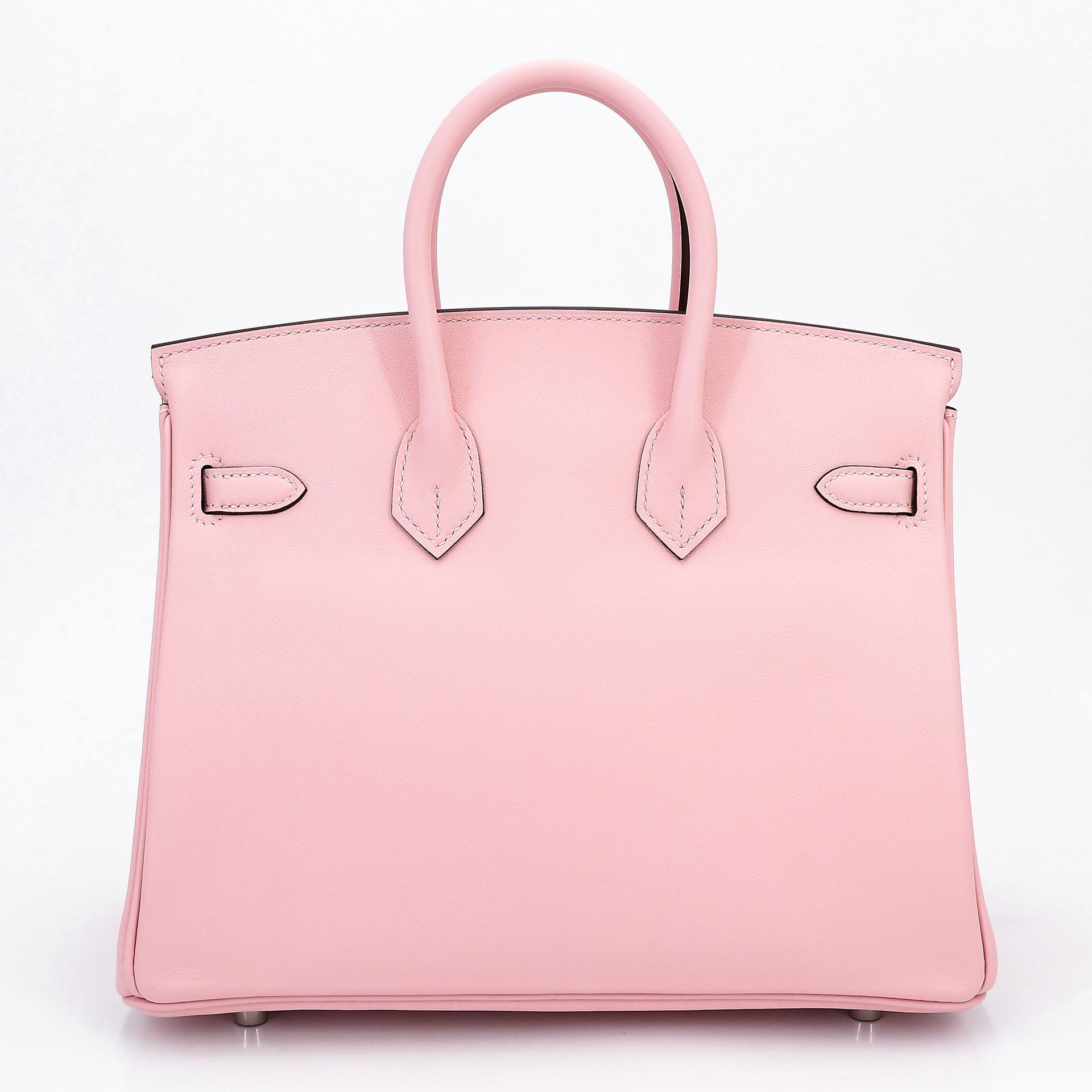 全新 HERMÈS 愛馬仕 Birkin 25 3Q 櫻花粉 Rose Sakura Swift牛皮 銀扣 K刻 2025年 - 2