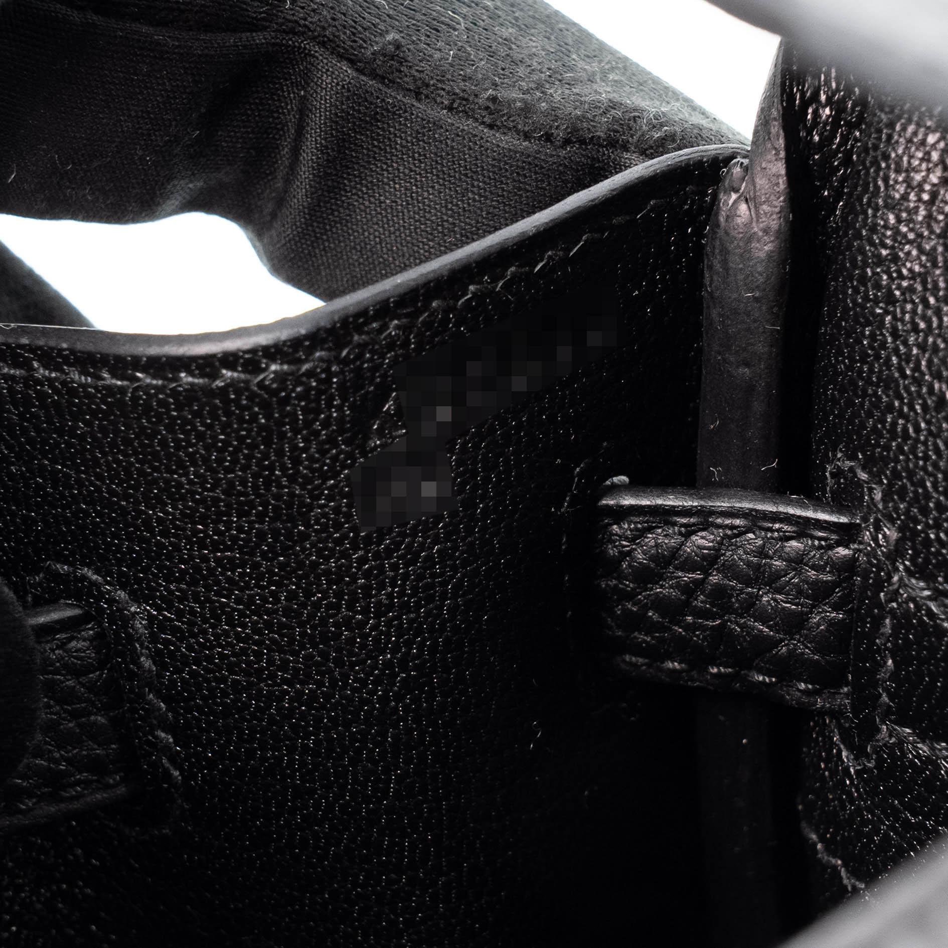 Brand New ( Rank N ) HERMÈS Birkin 25 Noir (89) Togo Gold hardware K (2025) - 15