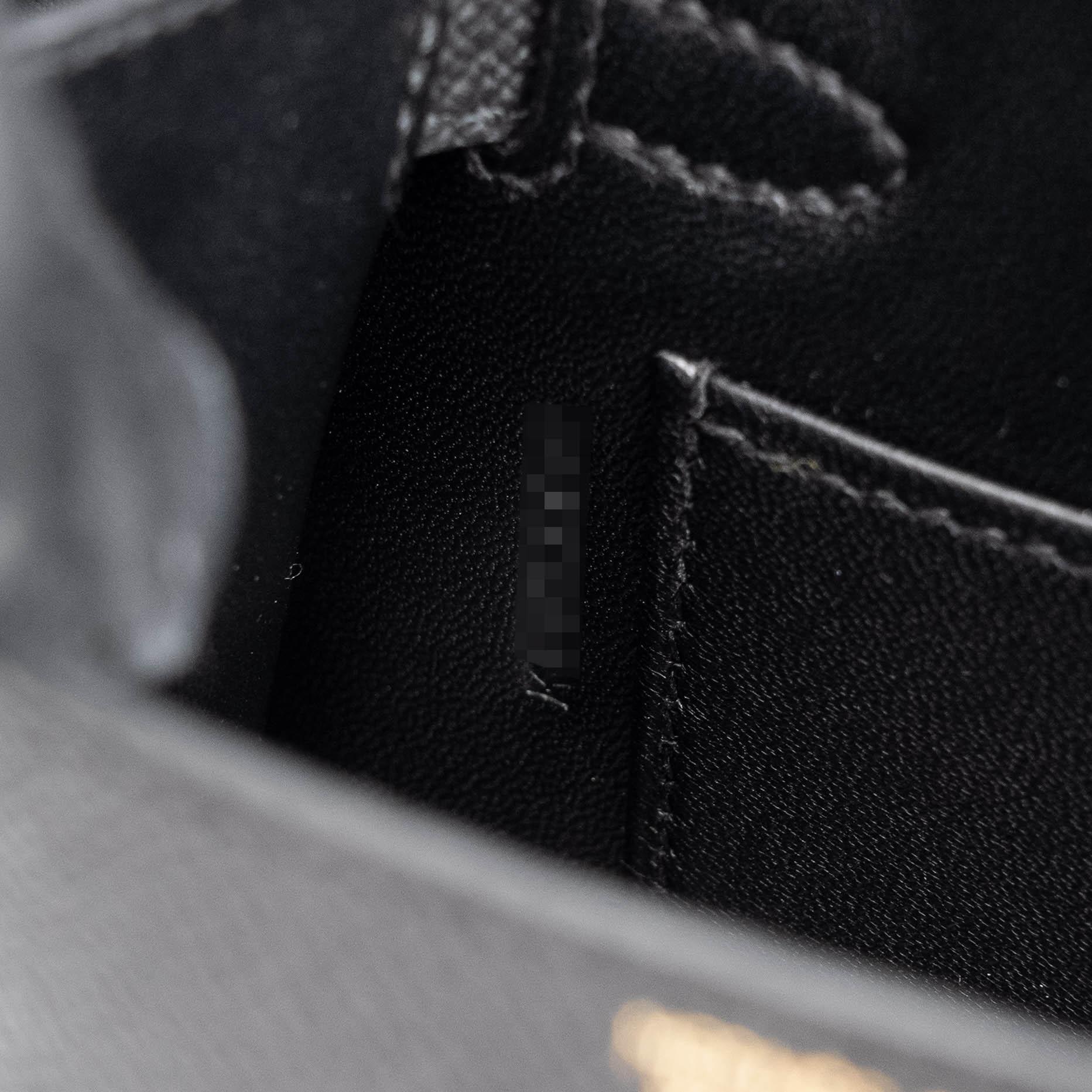 全新 HERMÈS 爱马仕 Mini Kelly 二代 89 黑色 Noir (Black) Epsom牛皮 金扣 K刻 2025年 - 14