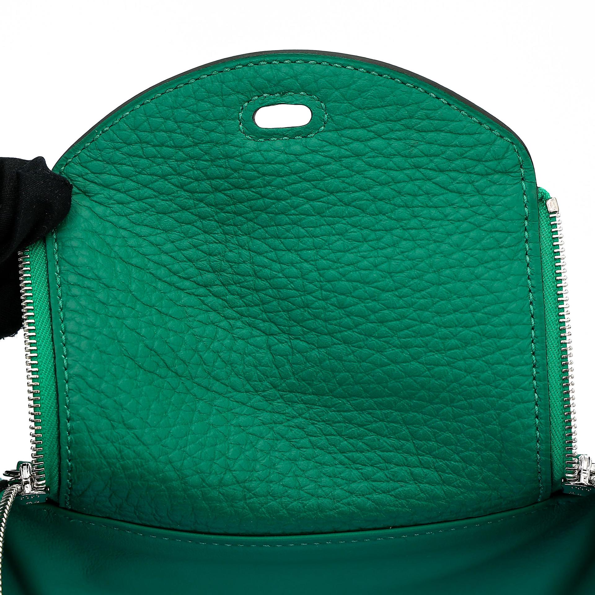 ランク N 新品 HERMÈS エルメス ミニリンディ2 ヴェールヴェルティゴ (U4) トリヨン シルバー金具 W刻印 (2024) - 13